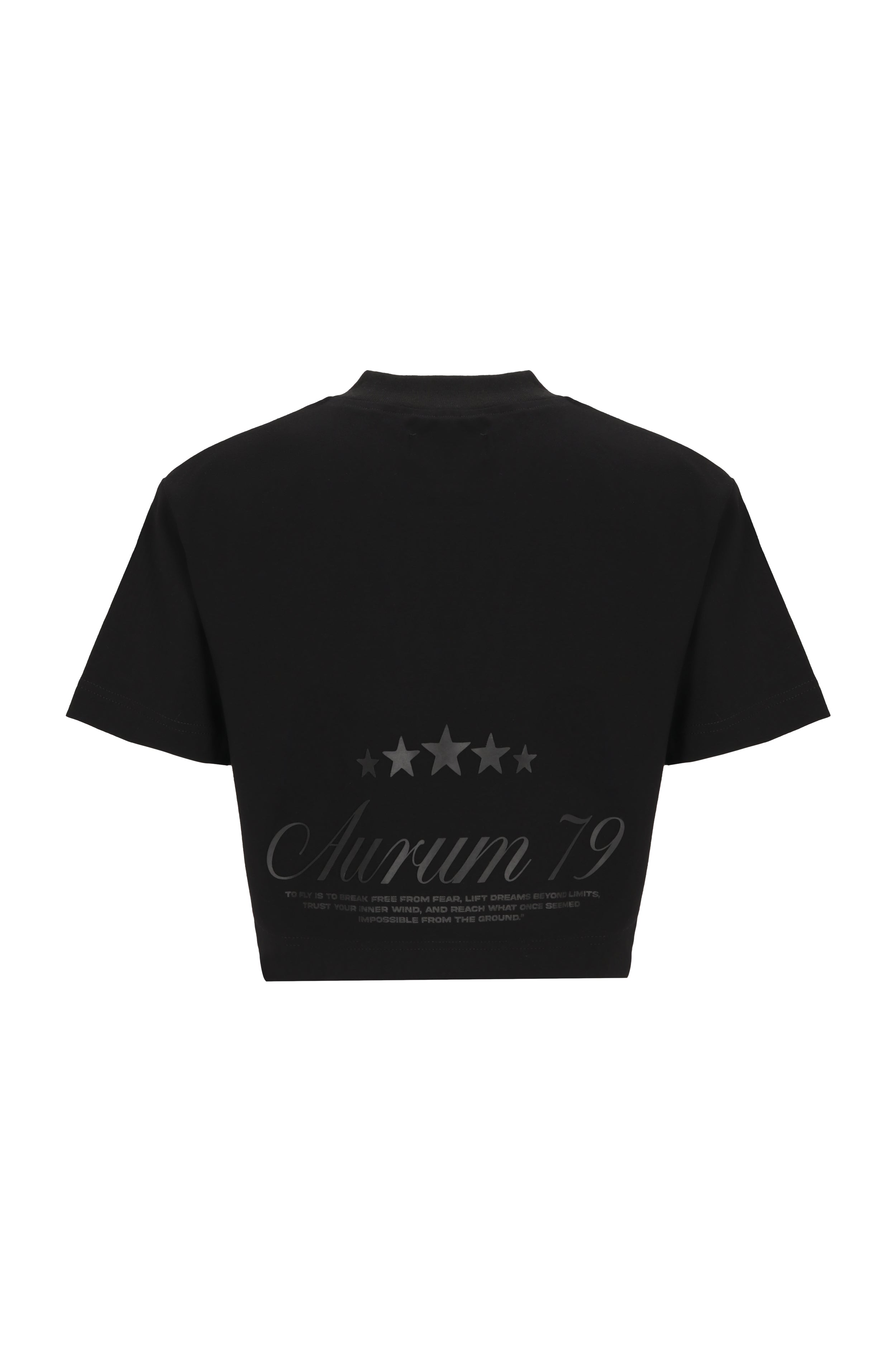 Black Born To Fly Croptop