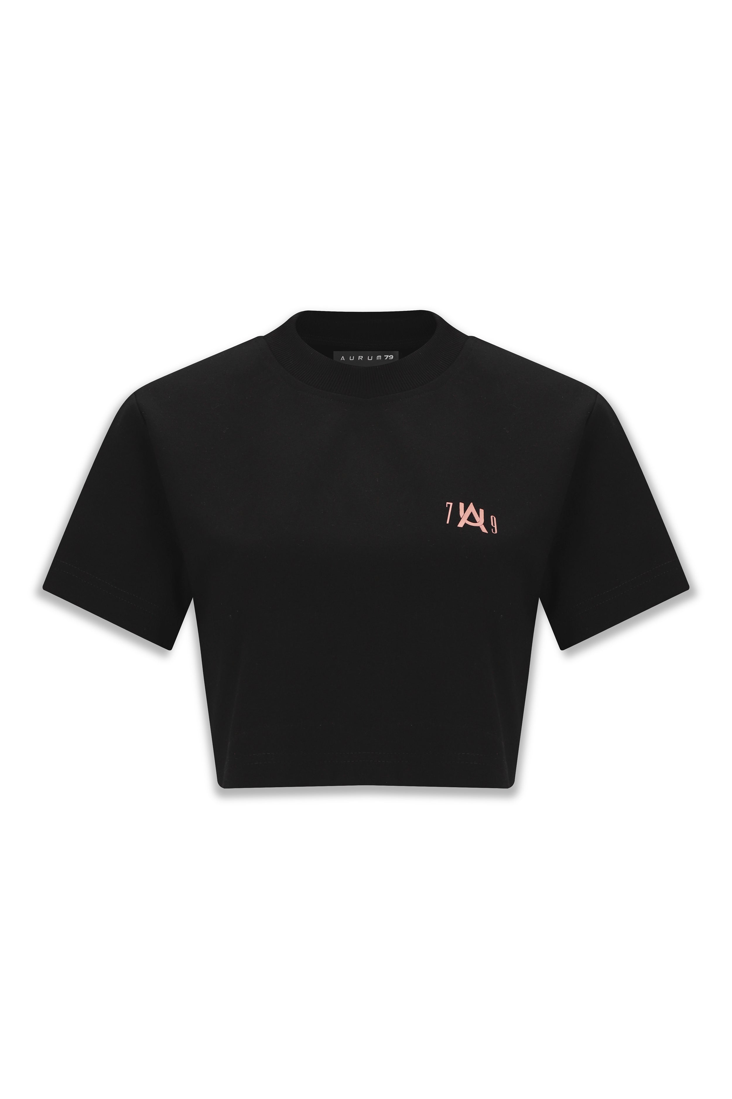 BLACK STARDUST CROP TOP