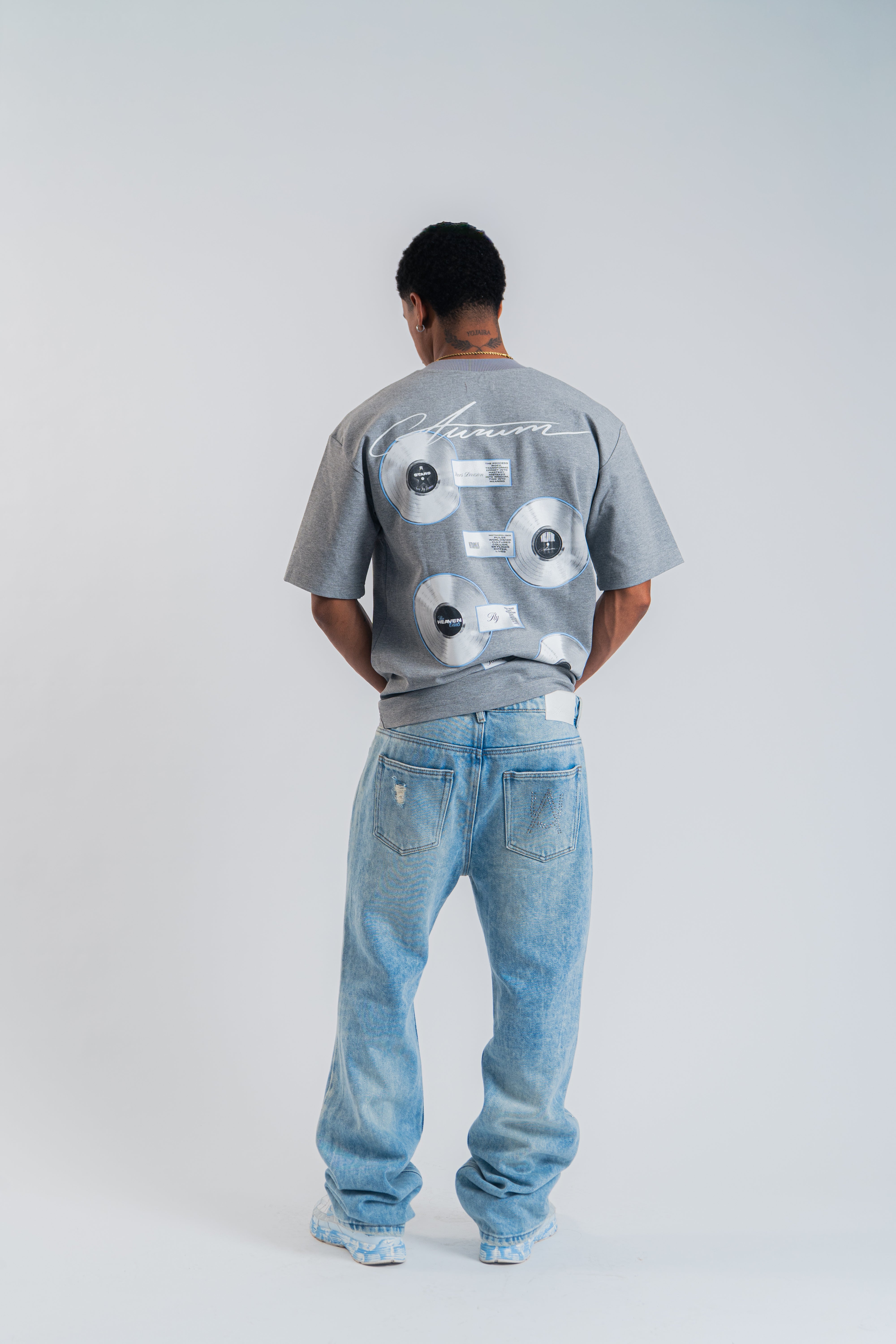 Blue Shiny Jeans
