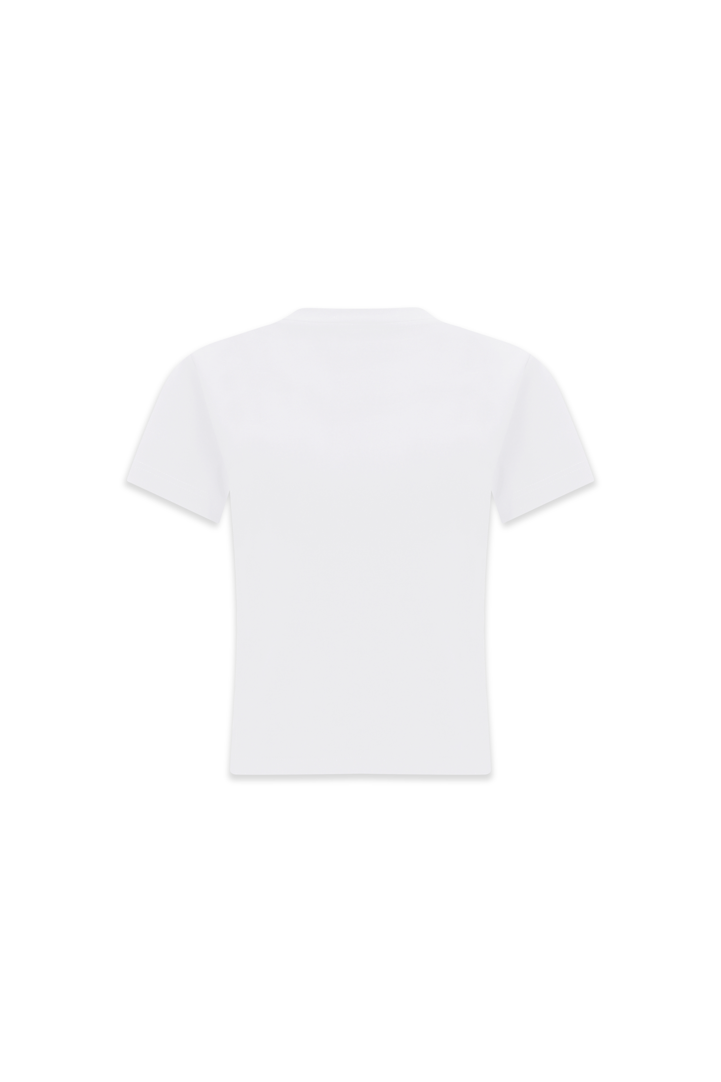 WHITE SIGNATURE BABY TEE