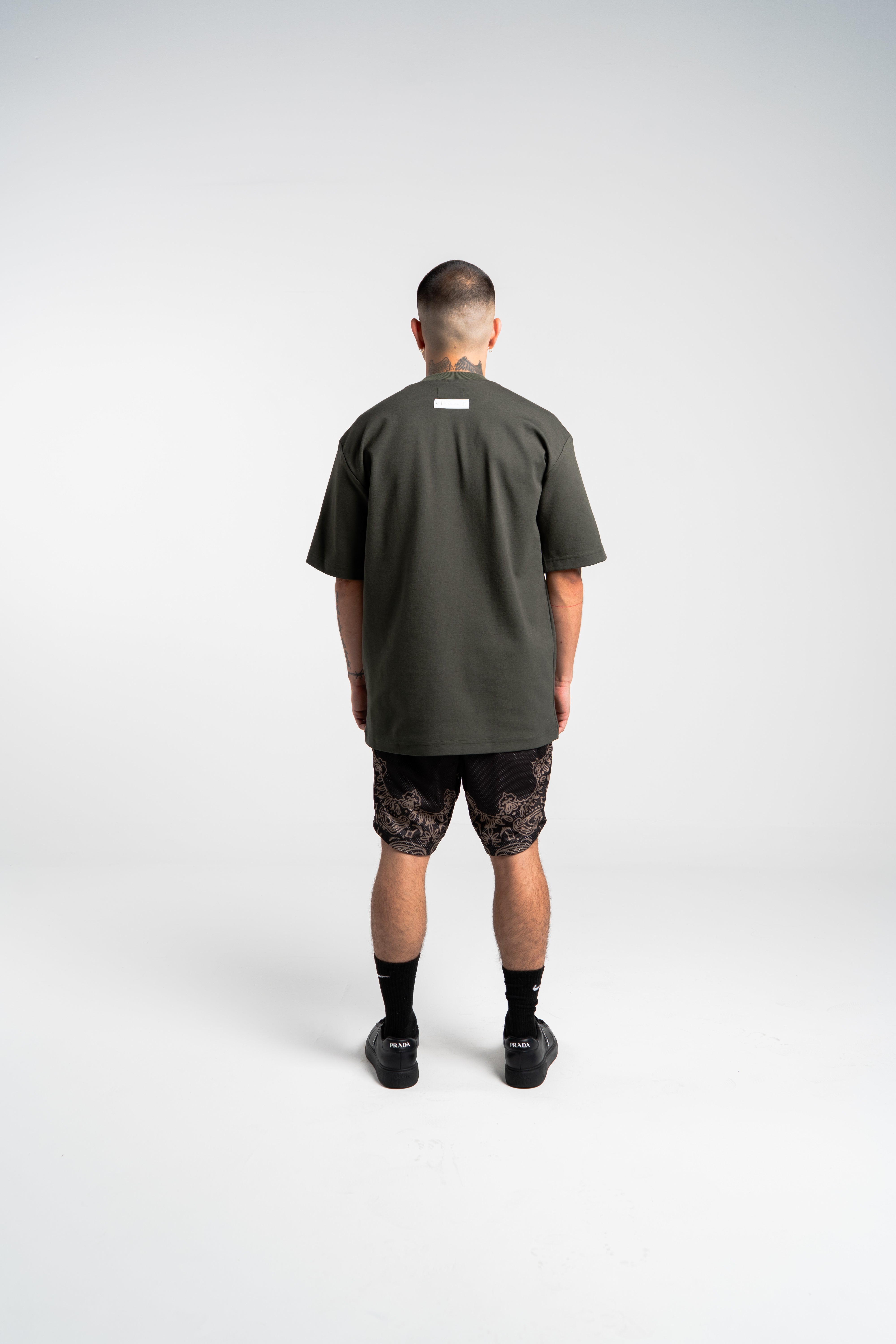 Black Bandana Shorts