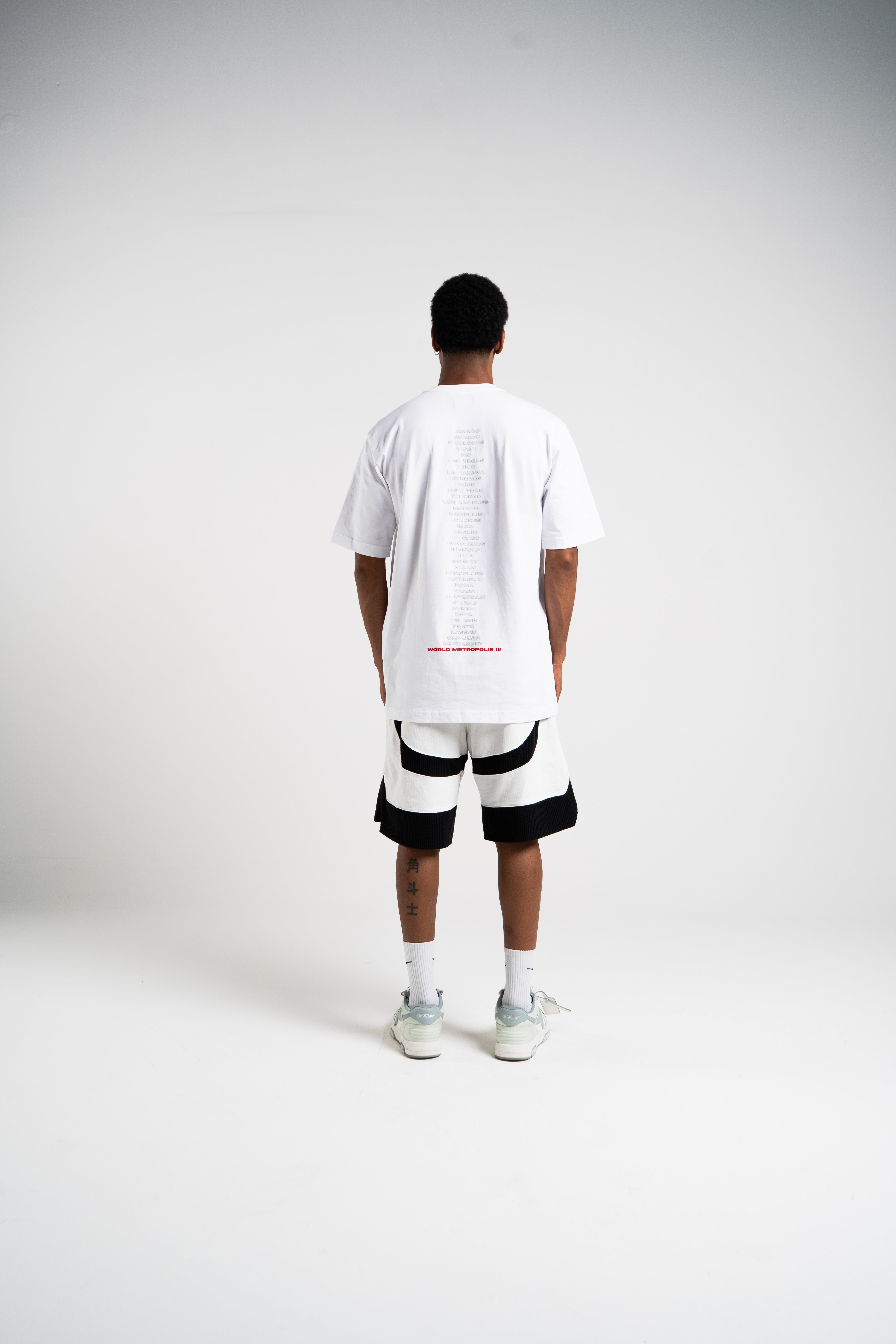 White Waffle Shorts
