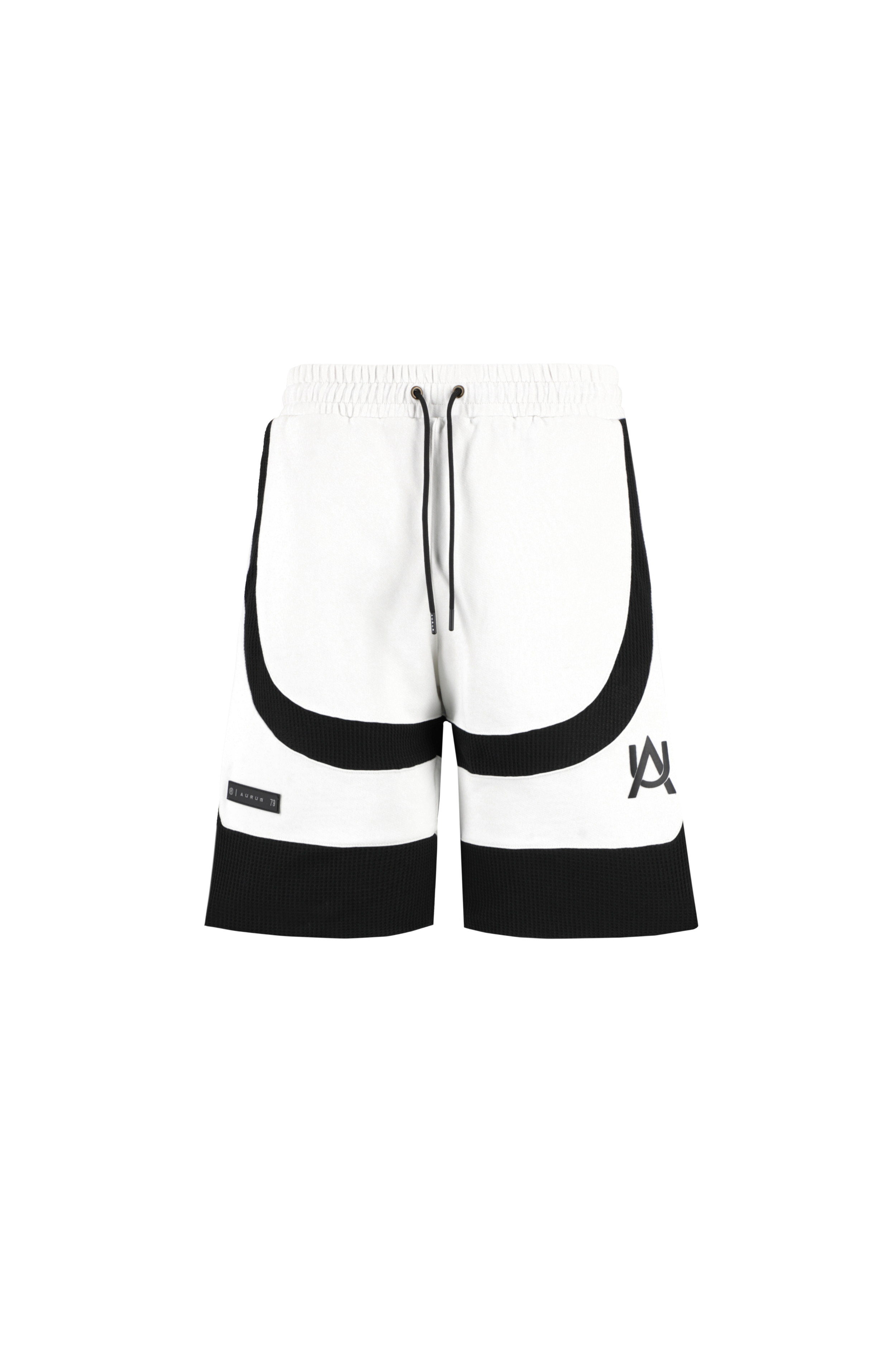 White Waffle Shorts