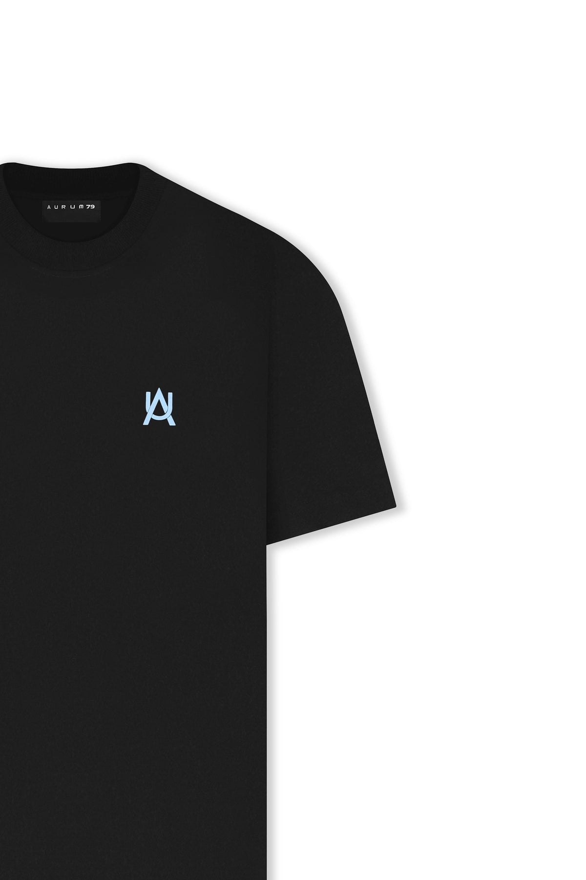 B Impact Semi Oversized T-Shirt Negro — AURUM 79