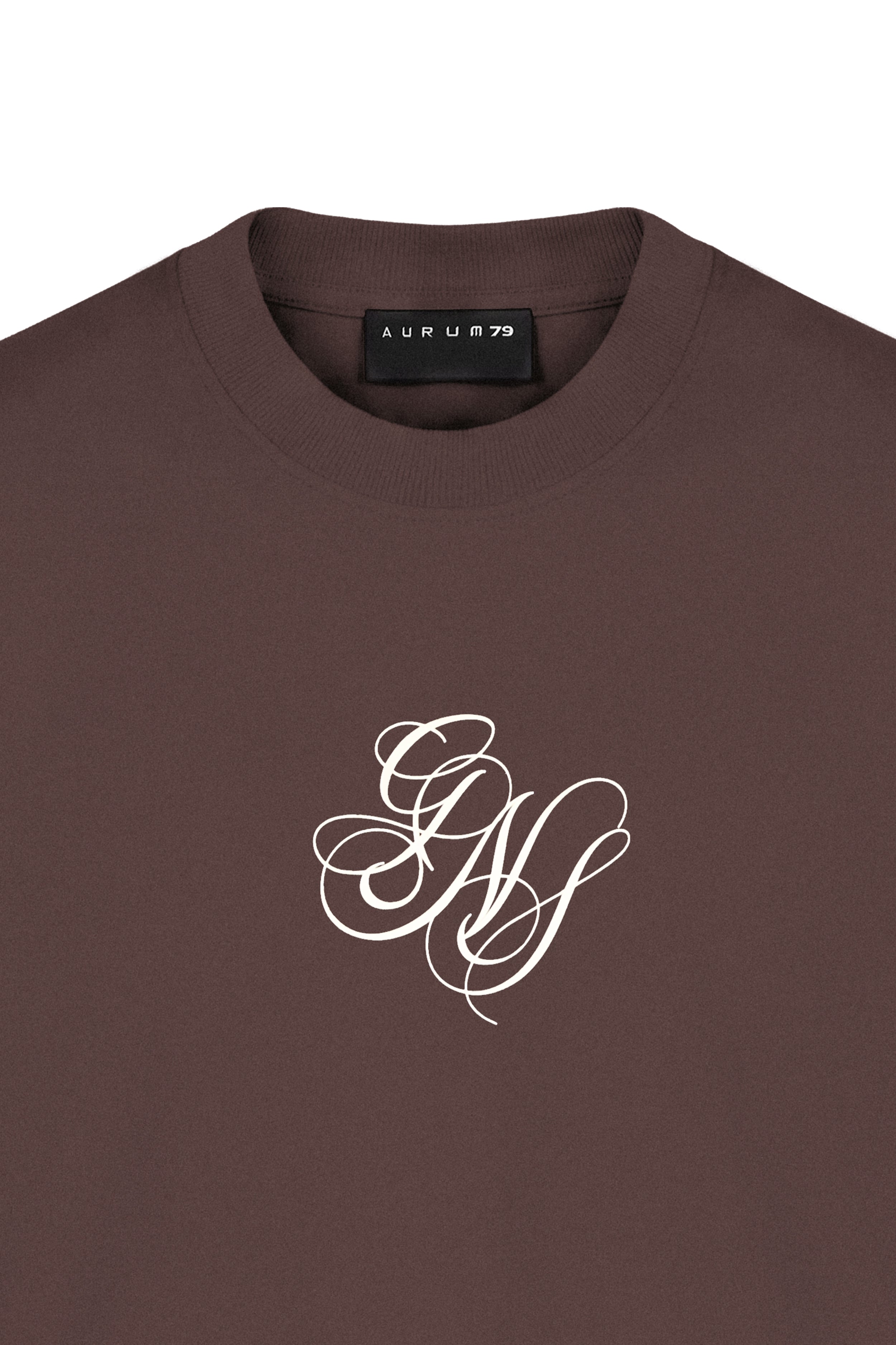 Coffee Gems Semi Oversized T-Shirt Café — AURUM 79