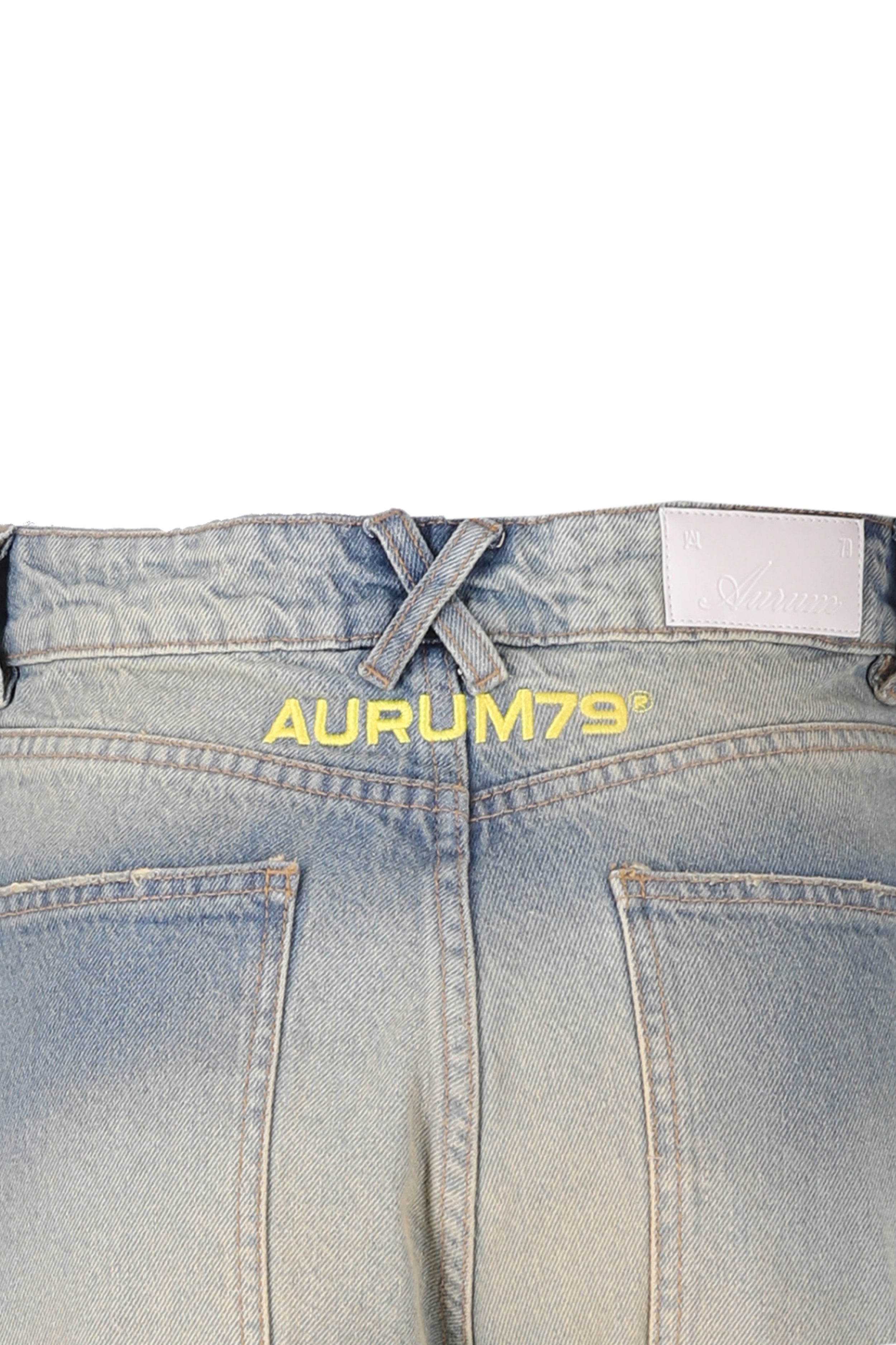 Dirty Shiny W Loose Fit Jeans Gris Dirty — AURUM 79