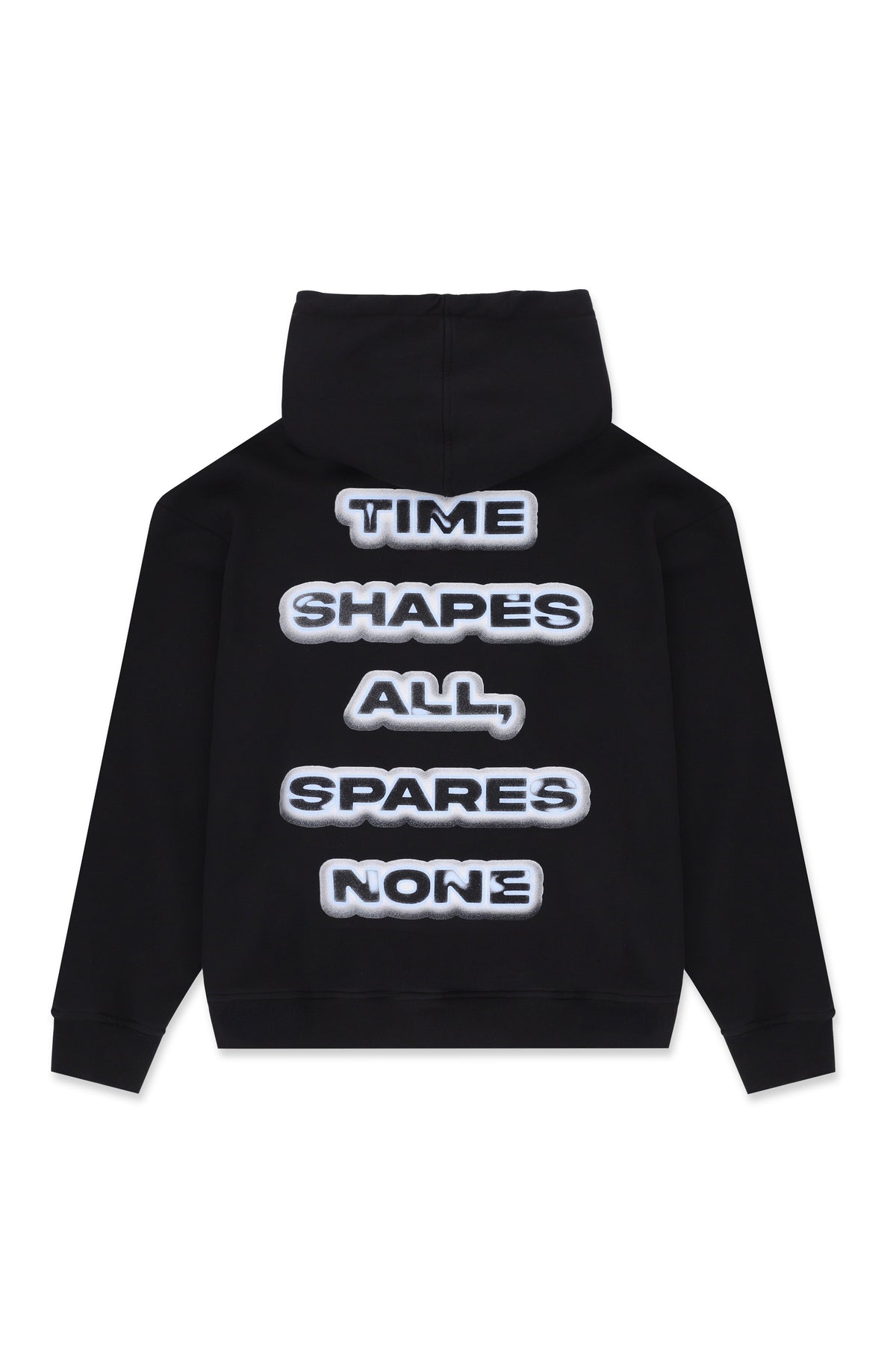 Hoodie Boxy Fit Timeless Negro — AURUM 79