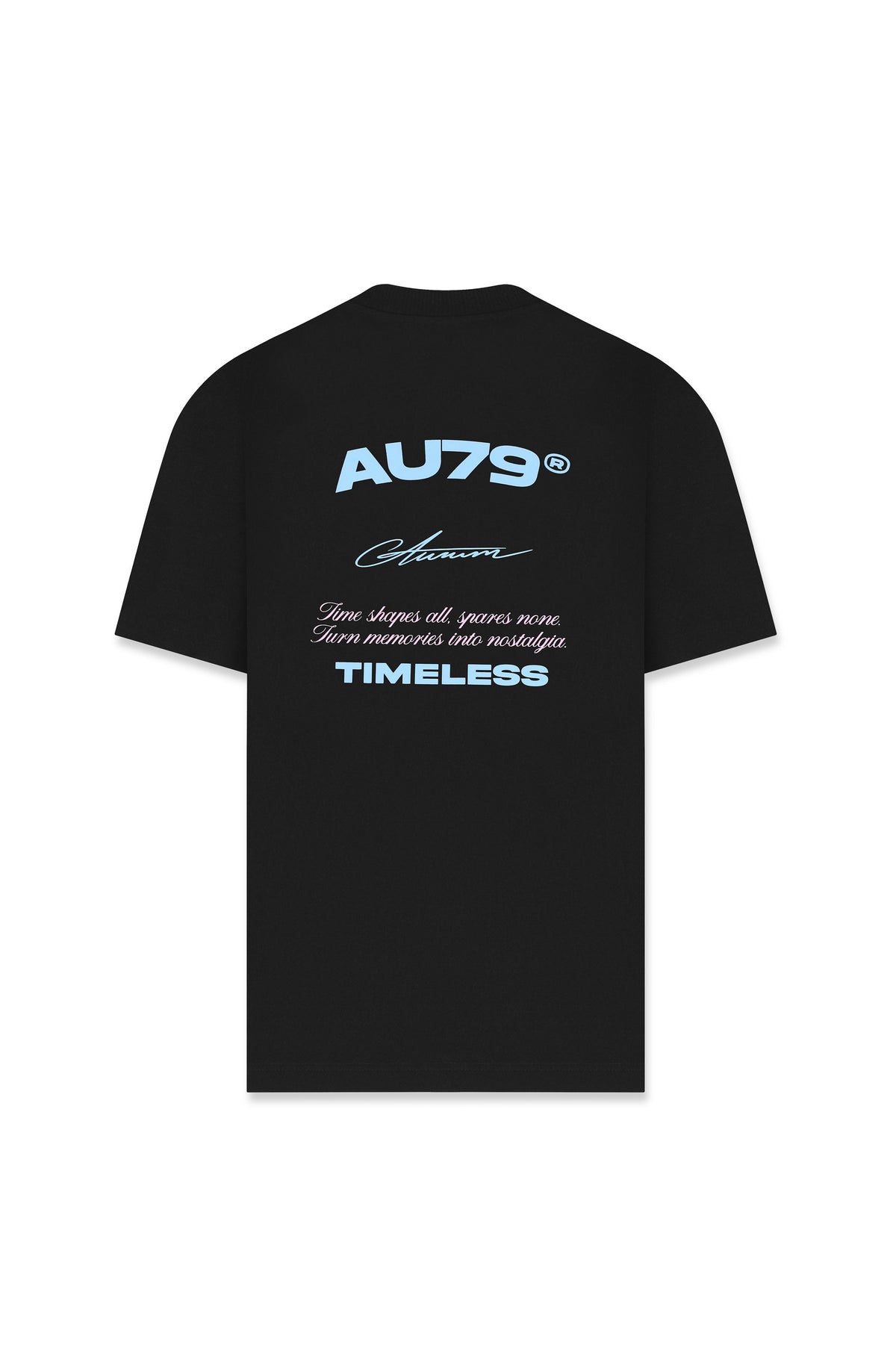 Memories Oversized T-Shirt Negro — AURUM 79