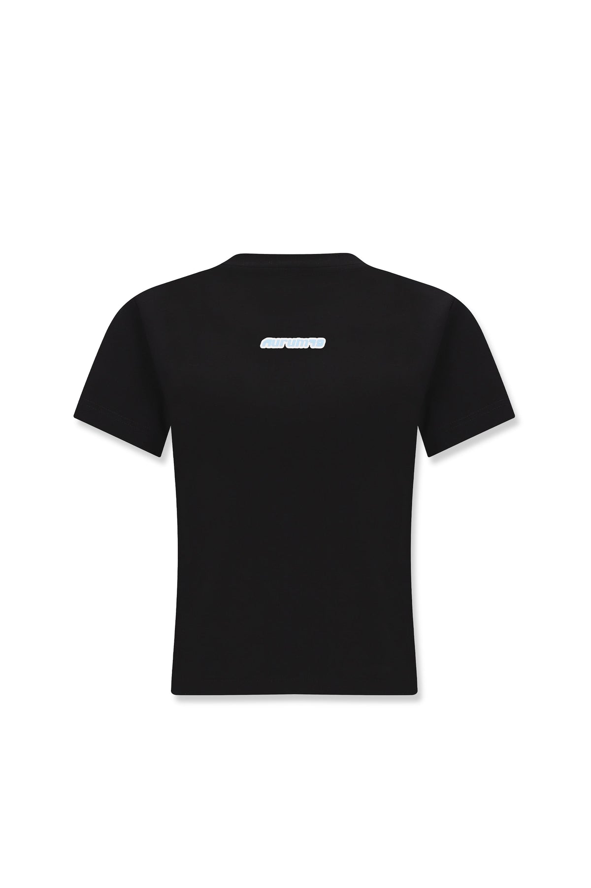 Nostalgia Slim Baby Tee Negro — AURUM 79