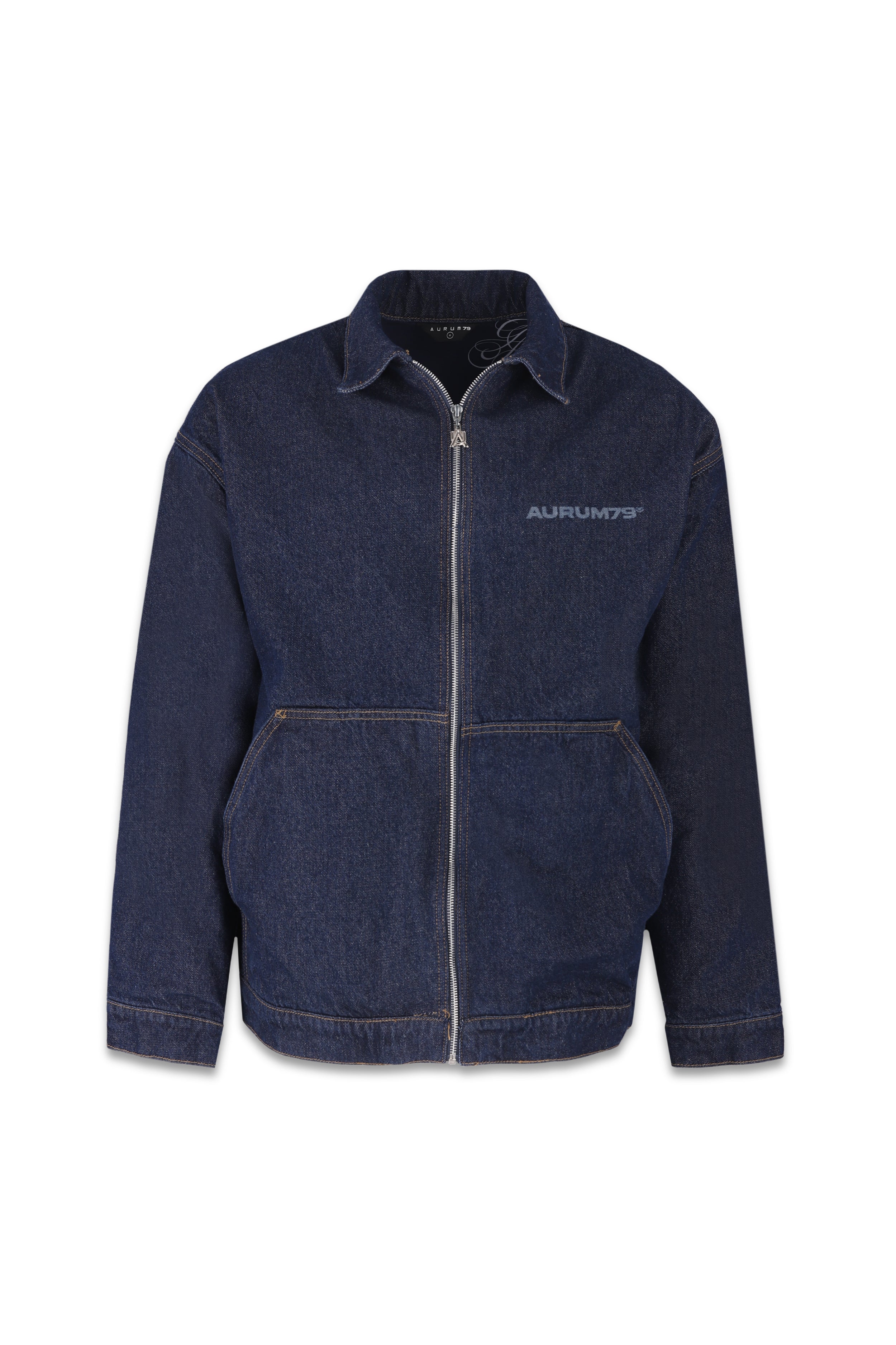Raw Denim Jacket Azul — AURUM 79