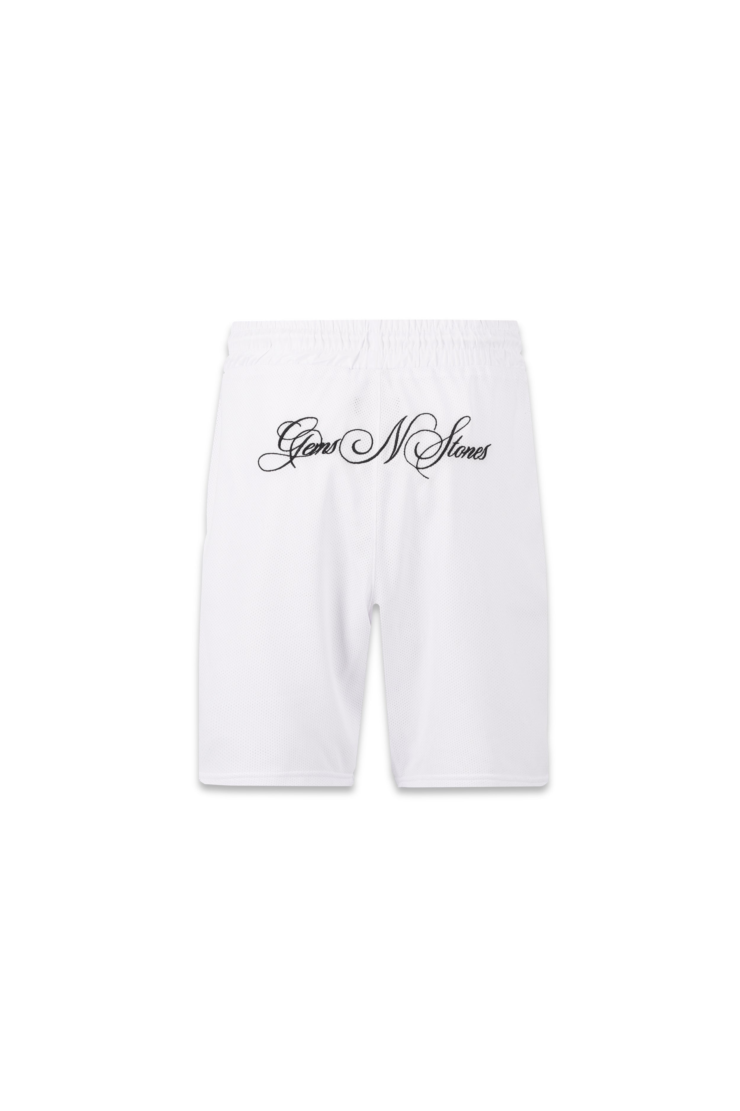 White Gems Shorts Blanco — AURUM 79
