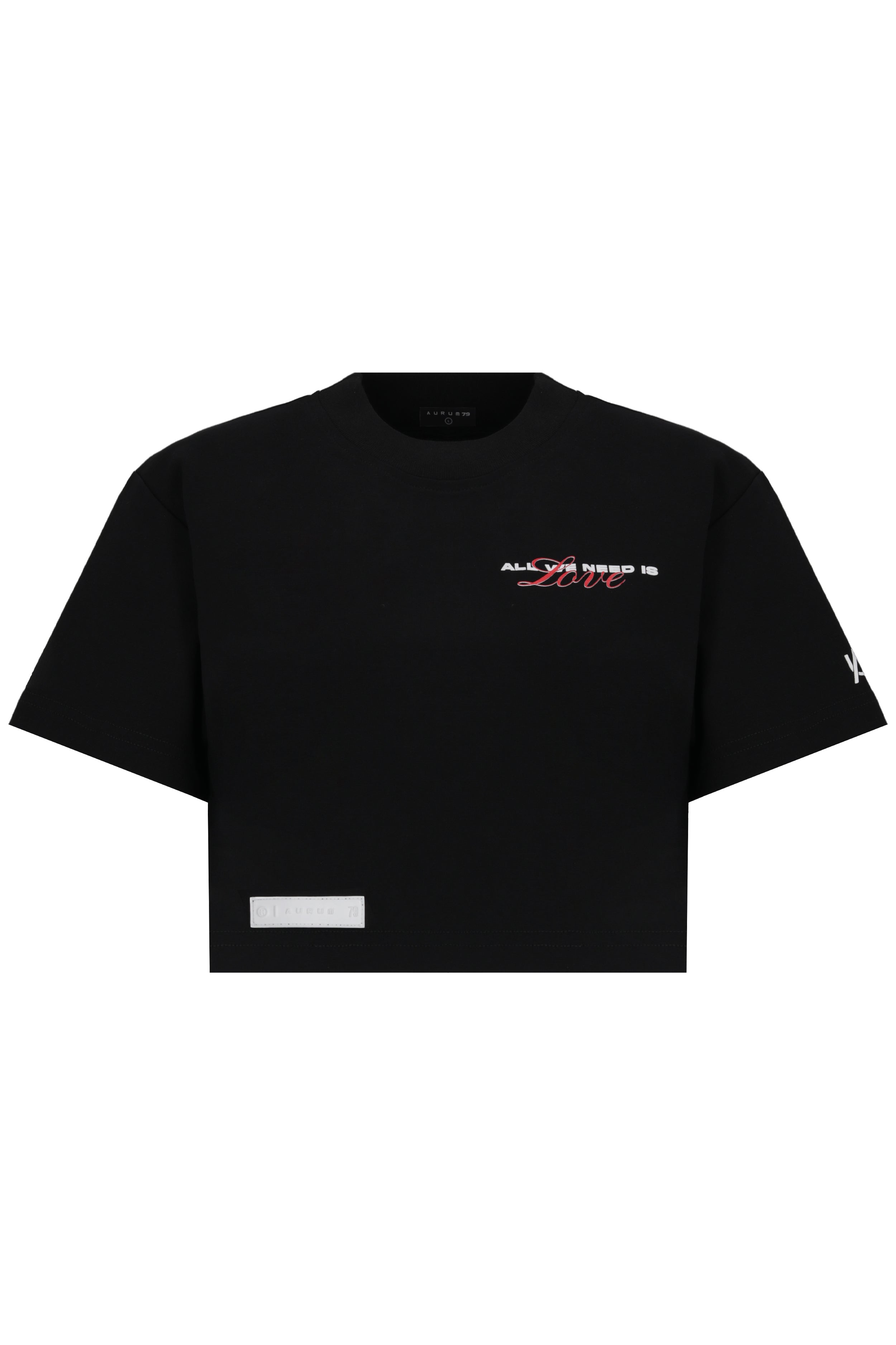Love Black Croptop