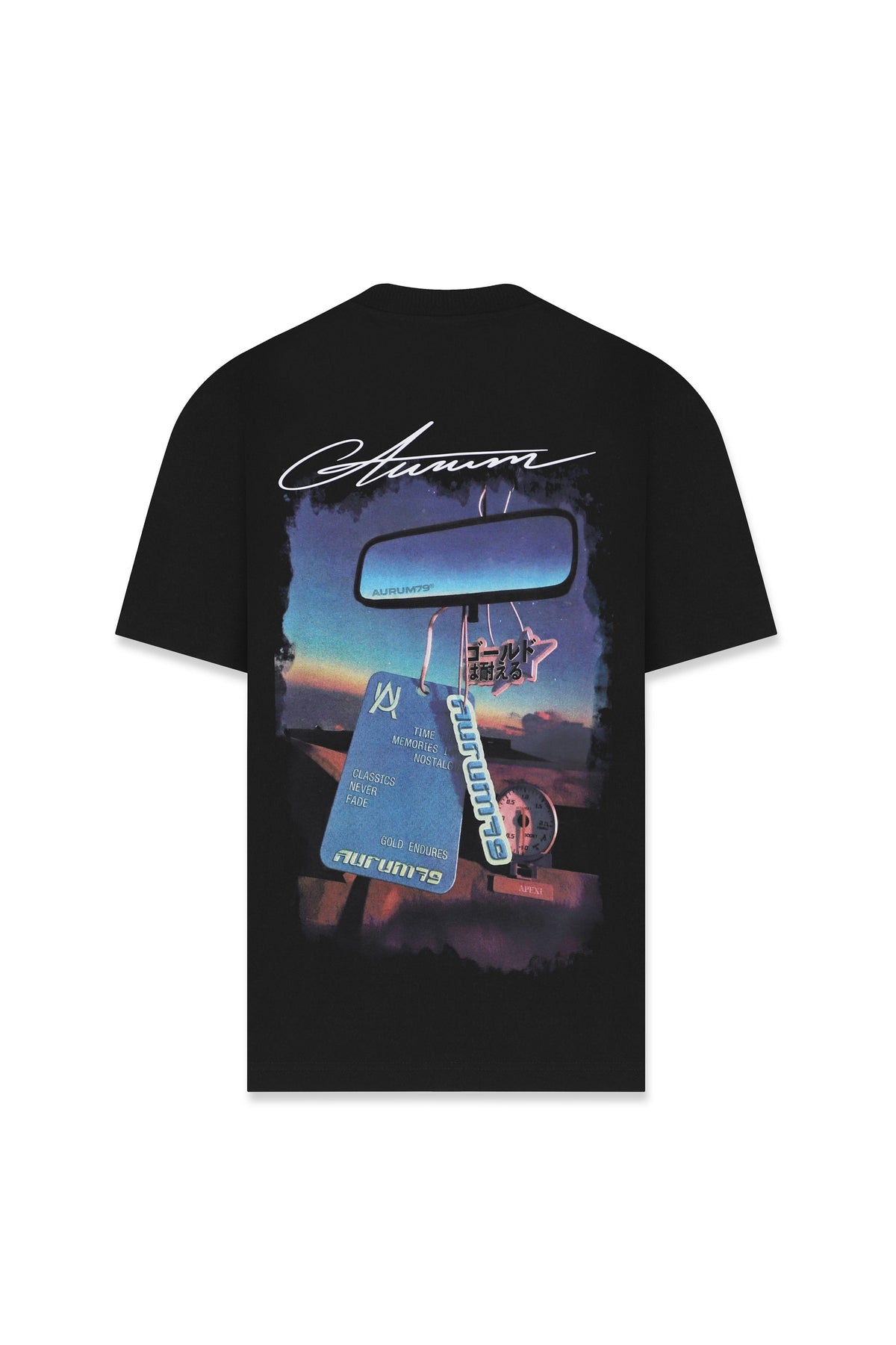 2000s Oversized T-Shirt Negro — AURUM 79