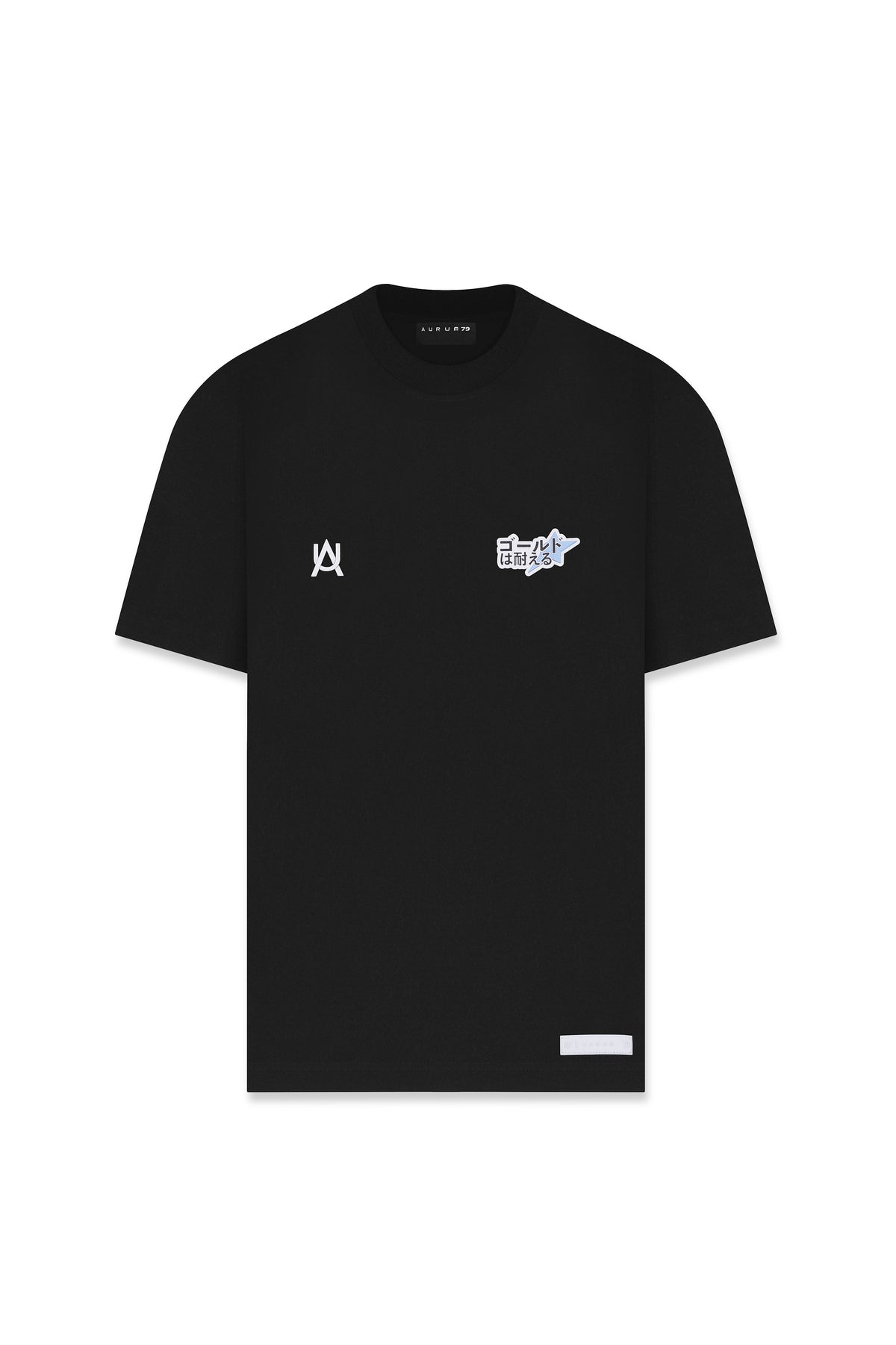 2000s Oversized T-Shirt Negro — AURUM 79