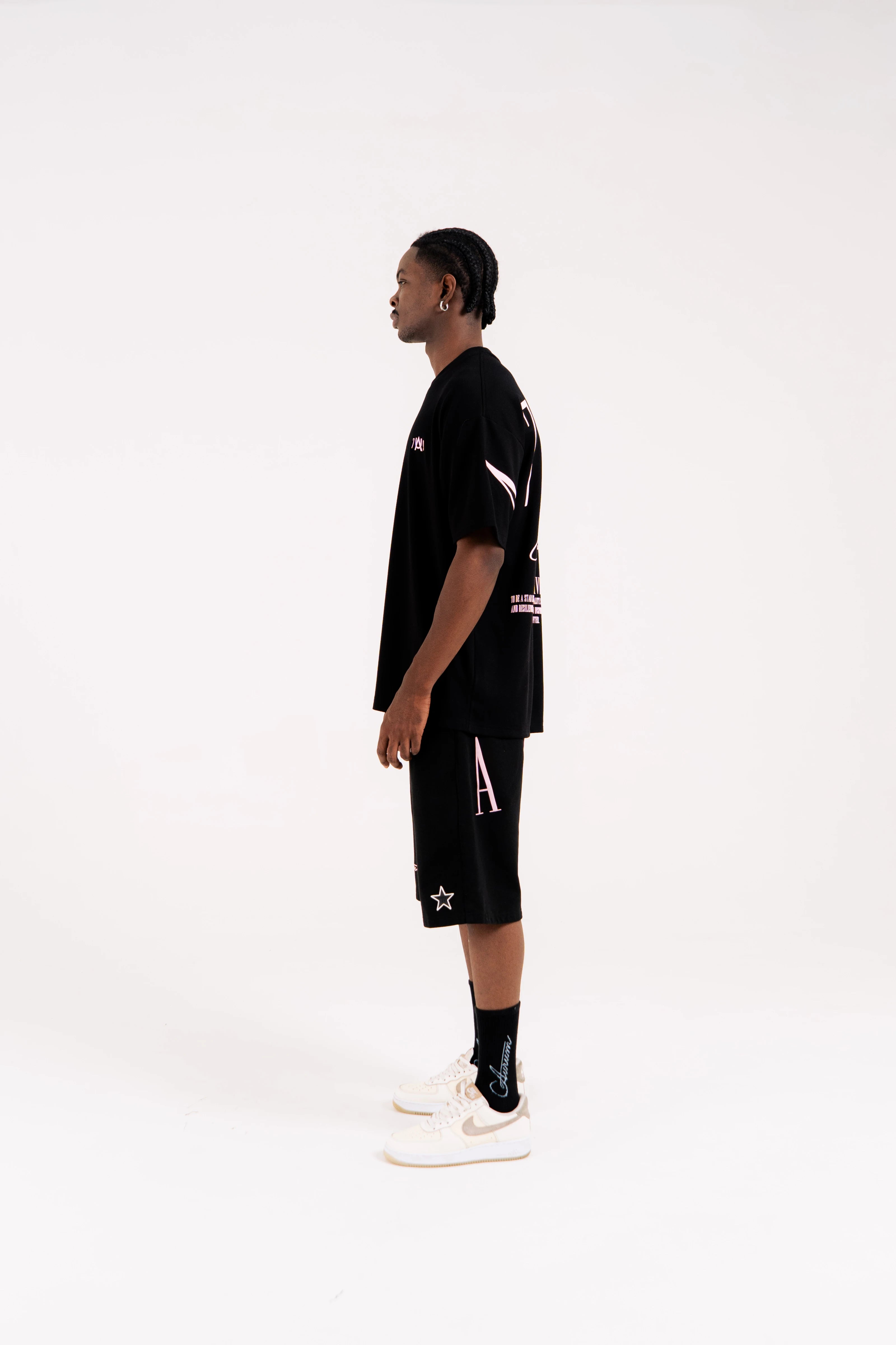 BLACK STARDUST T-SHIRT