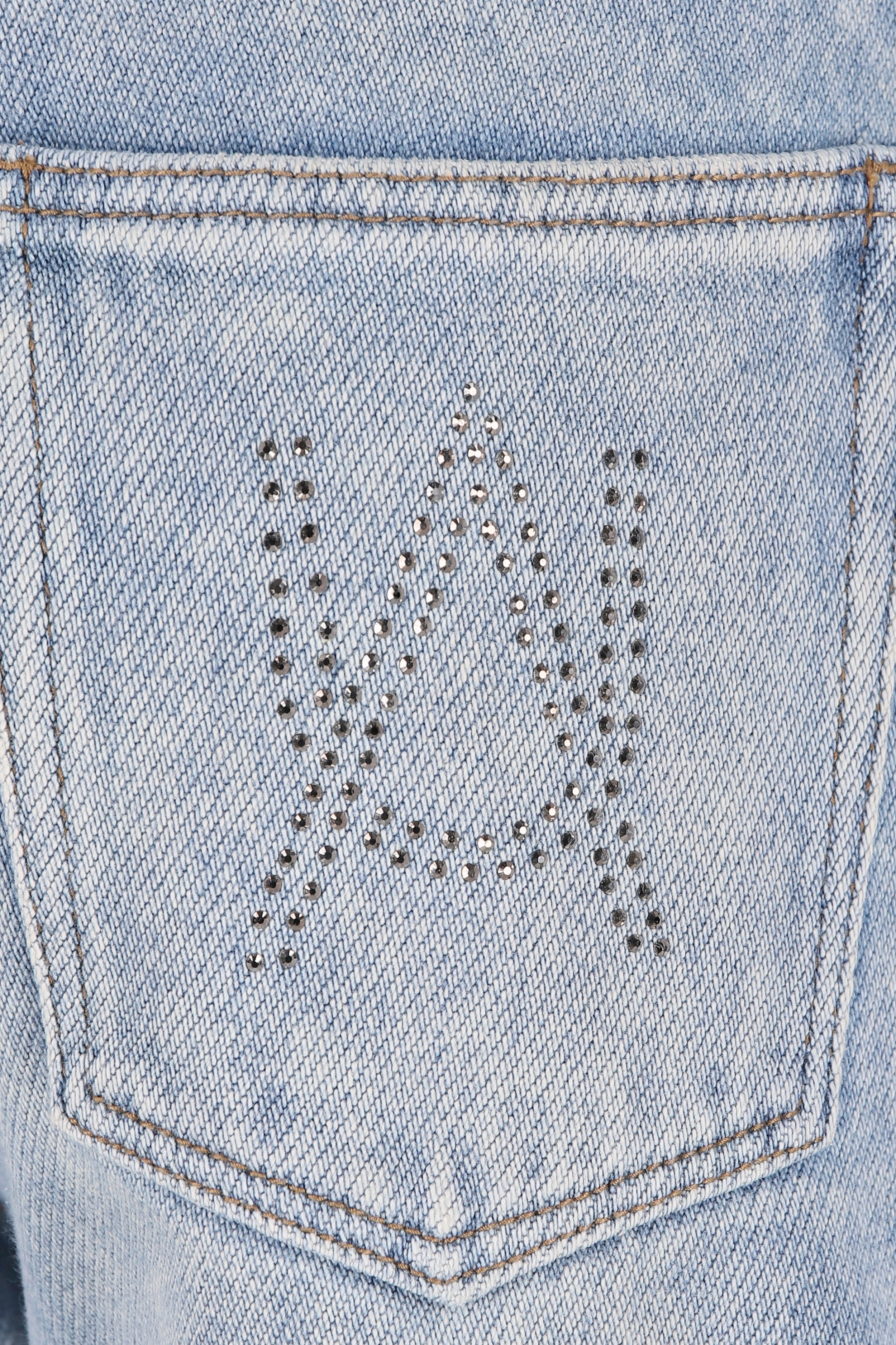 Blue Shiny Jeans