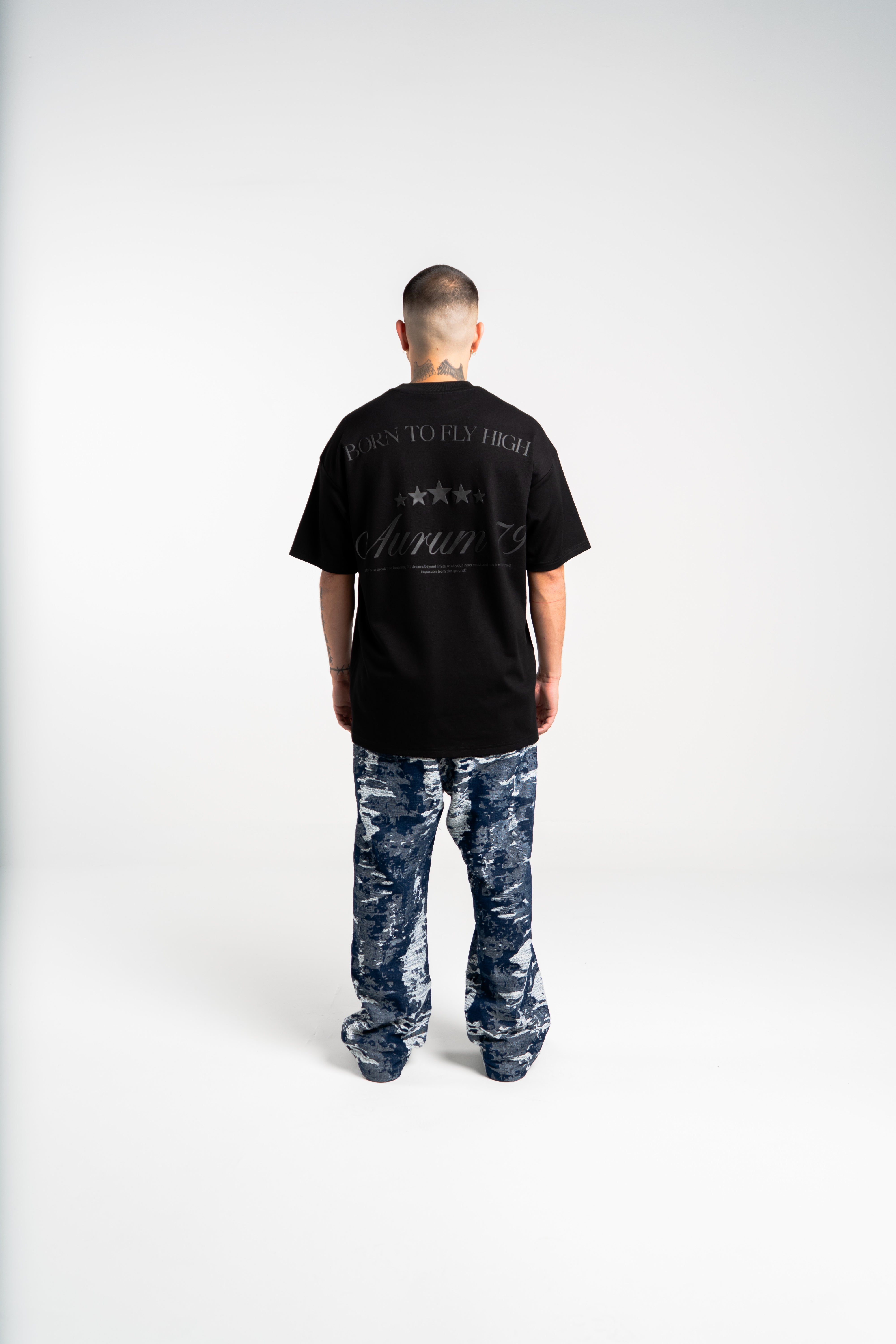 Born To Fly Black T-Shirt