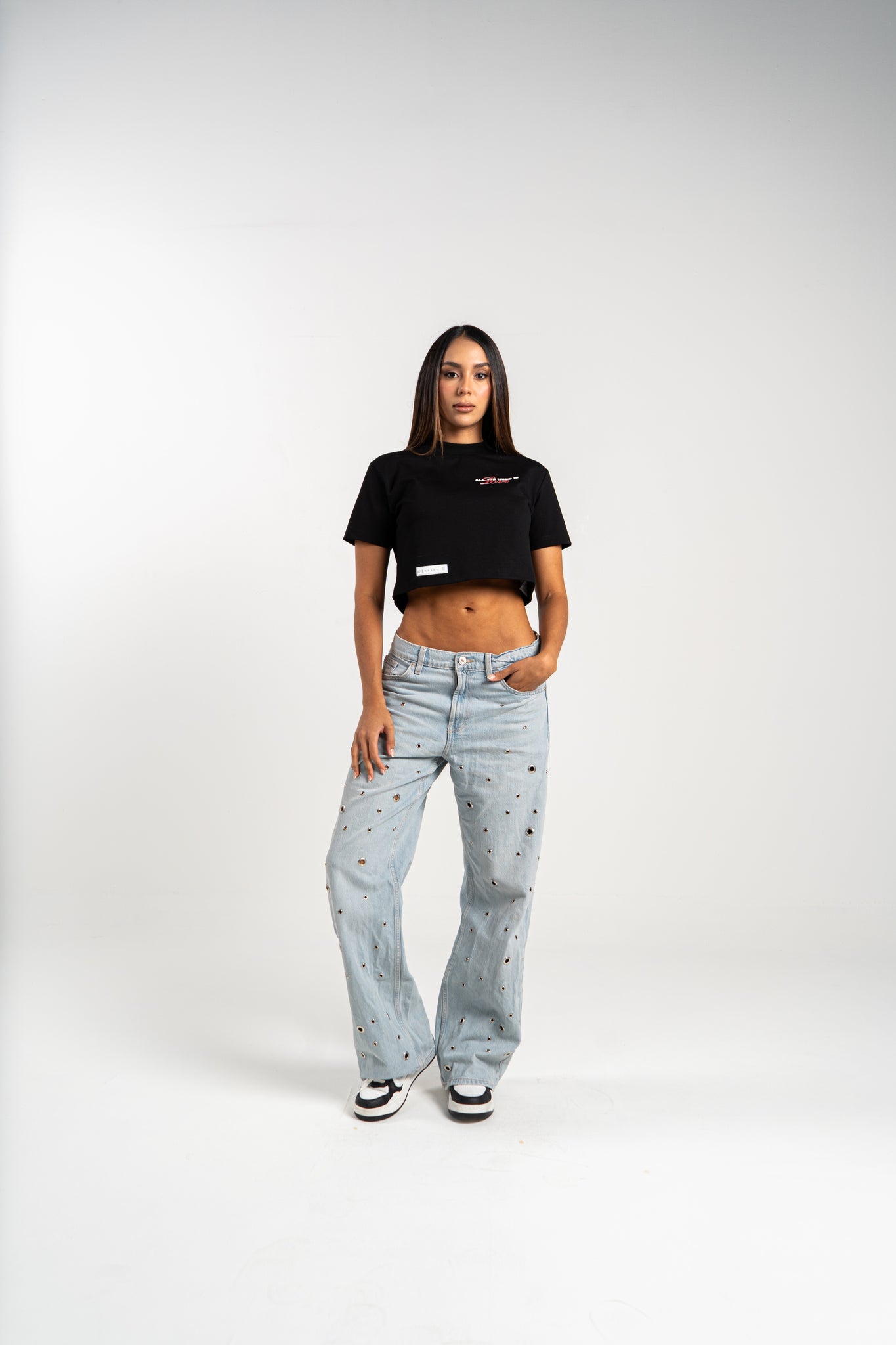 Love Black Croptop