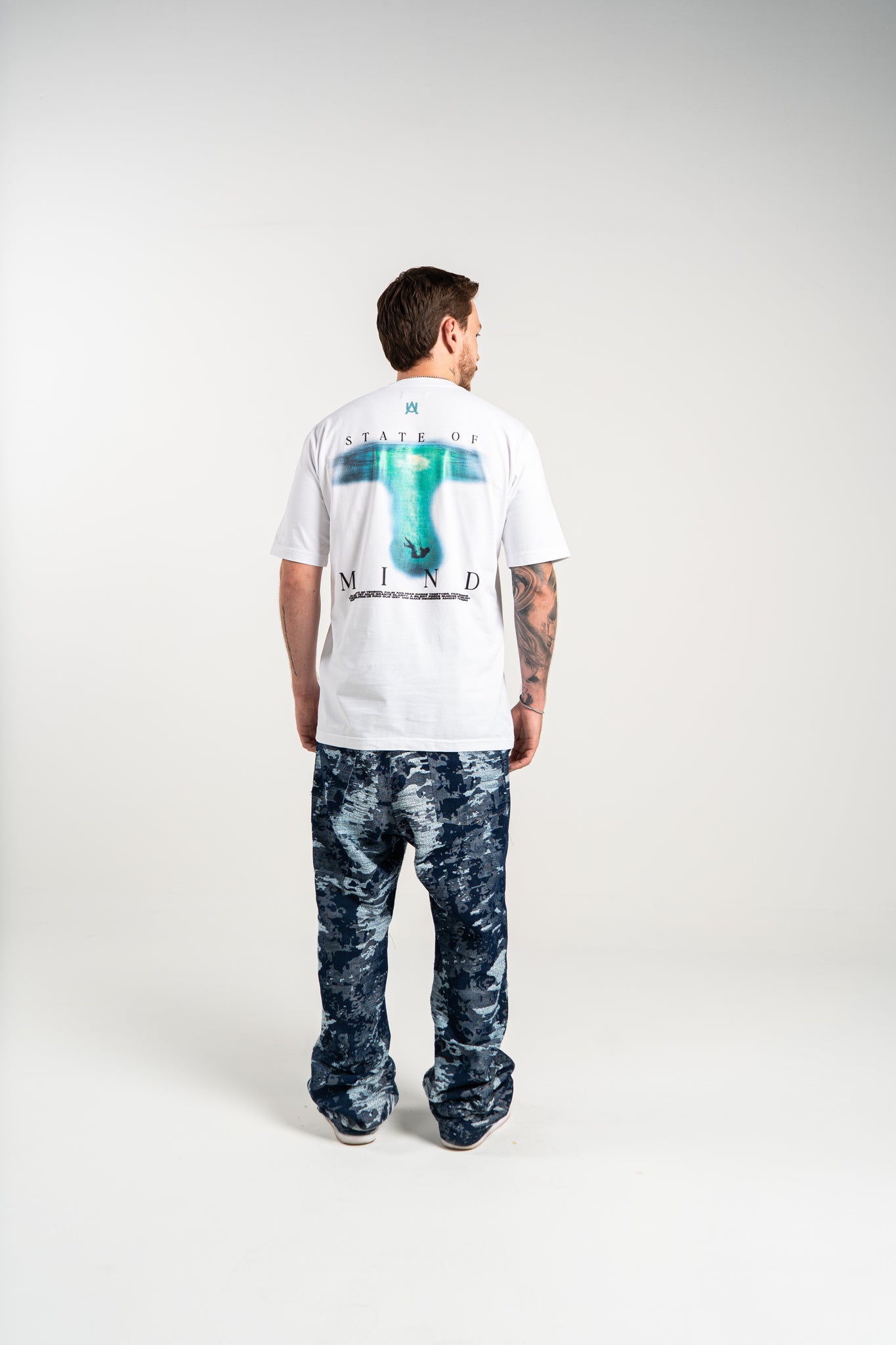 White State Of Mind T Shirt