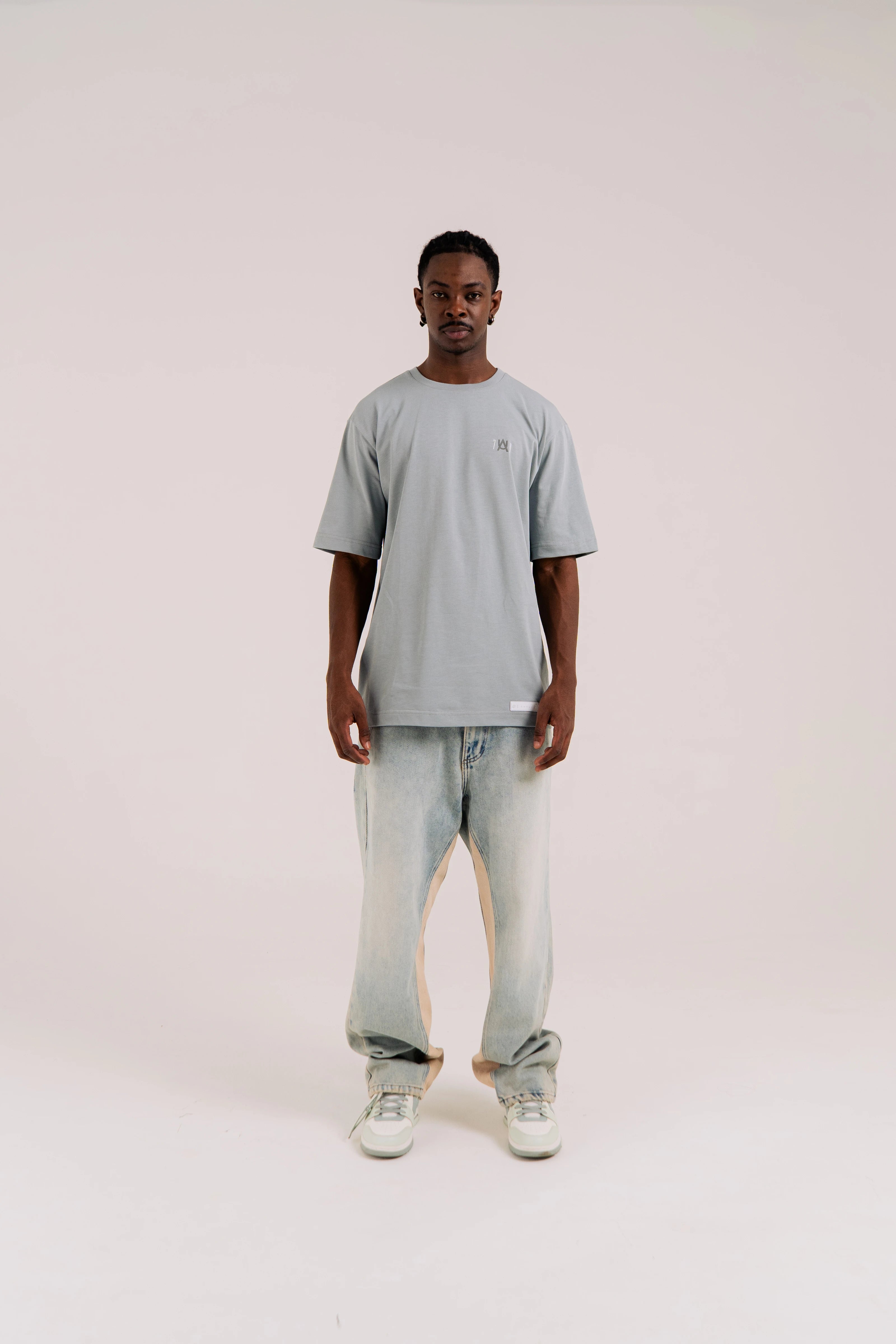 GREY STARDUST T-SHIRT