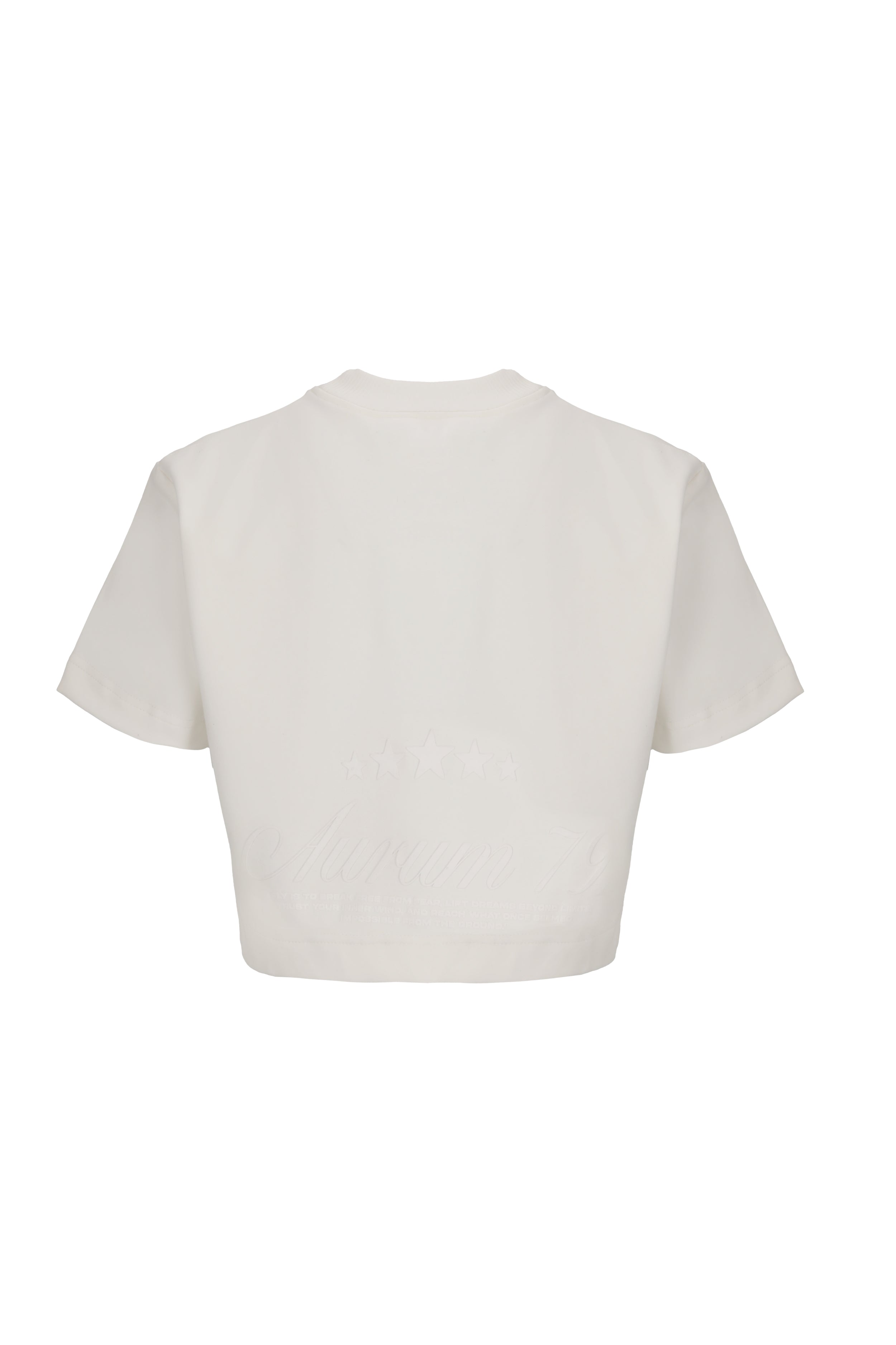 White Born To Fly Croptop