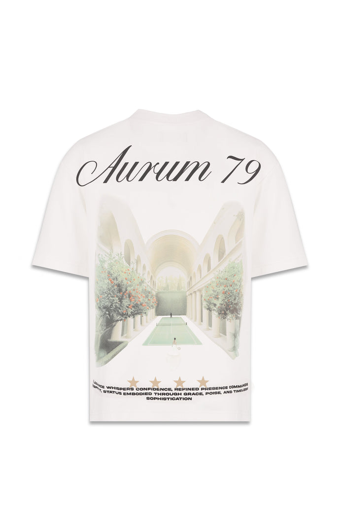 White Sport T-Shirt — camiseta oversized de AURUM 79