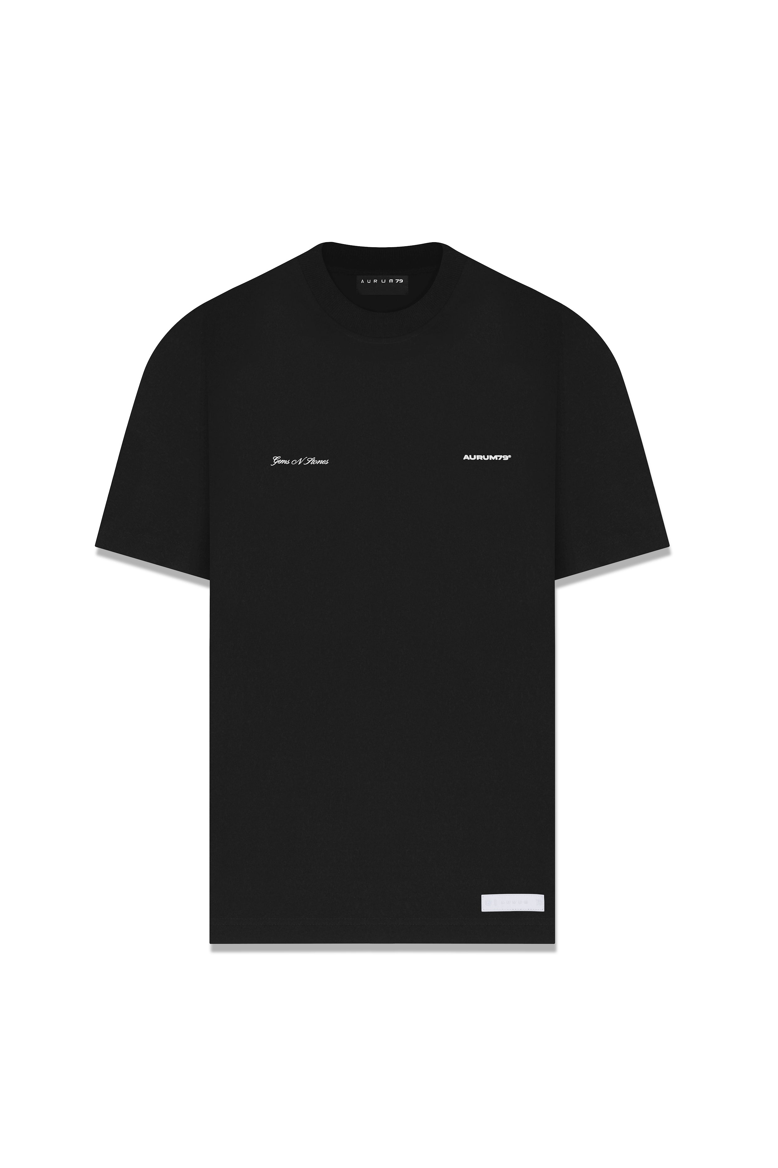 Au Ring Oversized T-Shirt Negro — AURUM 79