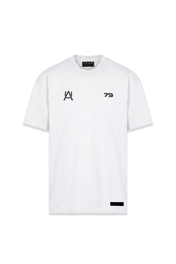 Au Sculputure Semi Oversized T-Shirt Marfil — AURUM 79