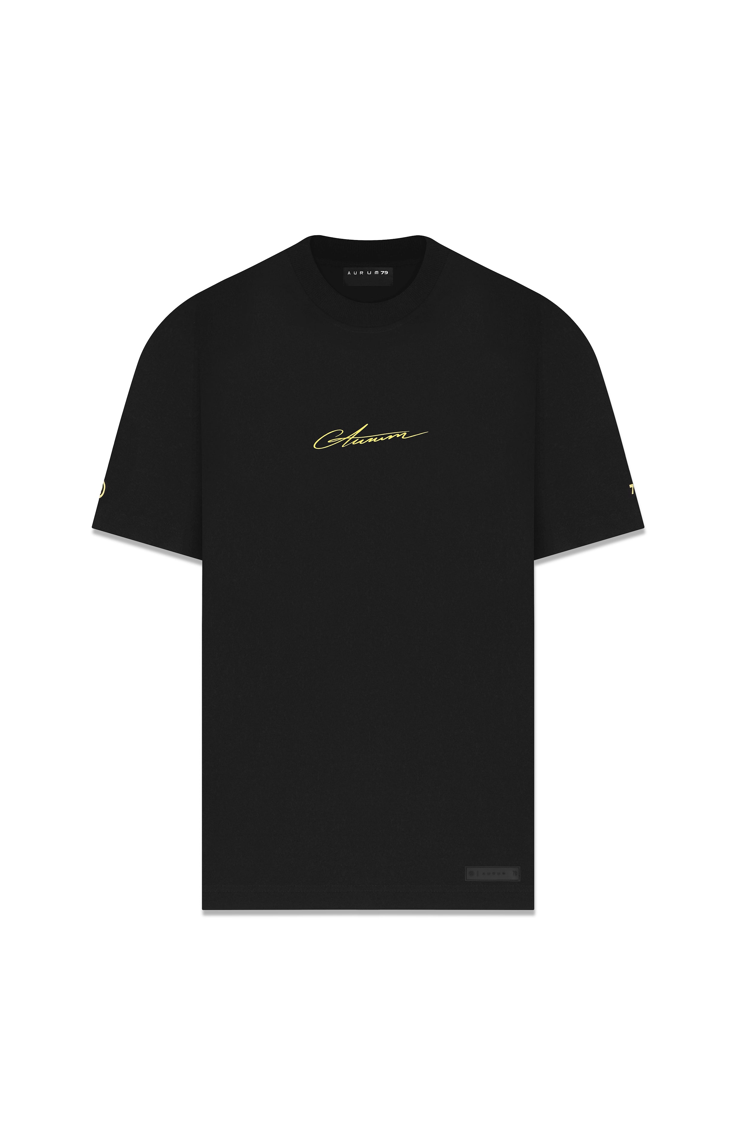 B&Y Signature Oversized T-Shirt Negro — AURUM 79
