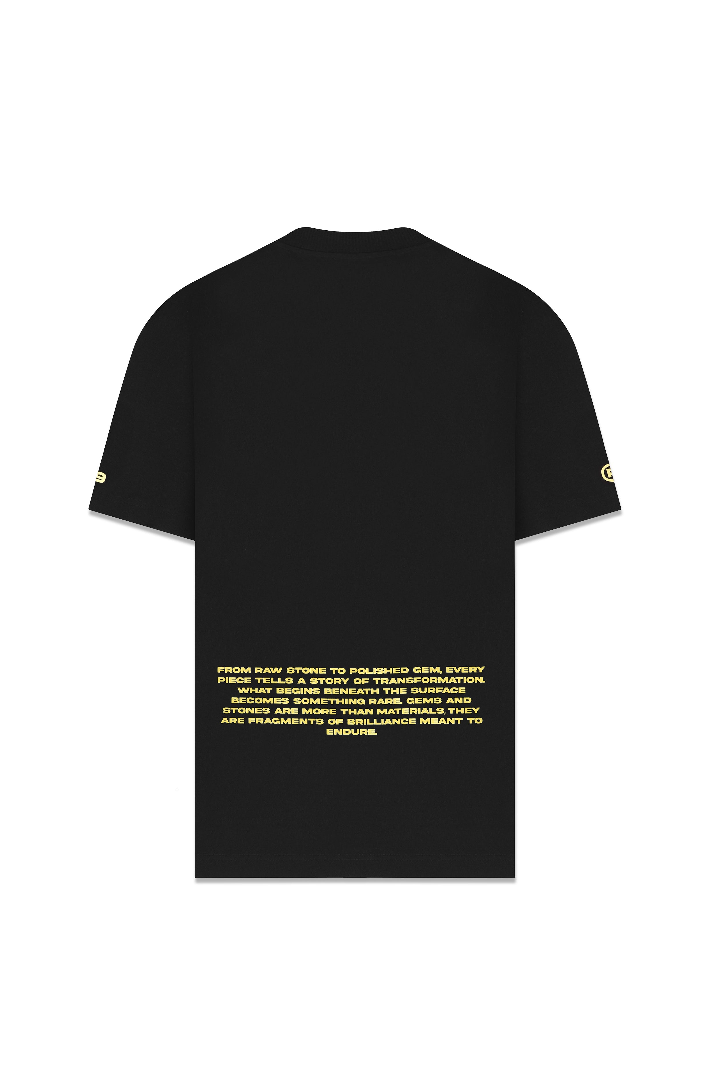 B&Y Signature Oversized T-Shirt Negro — AURUM 79
