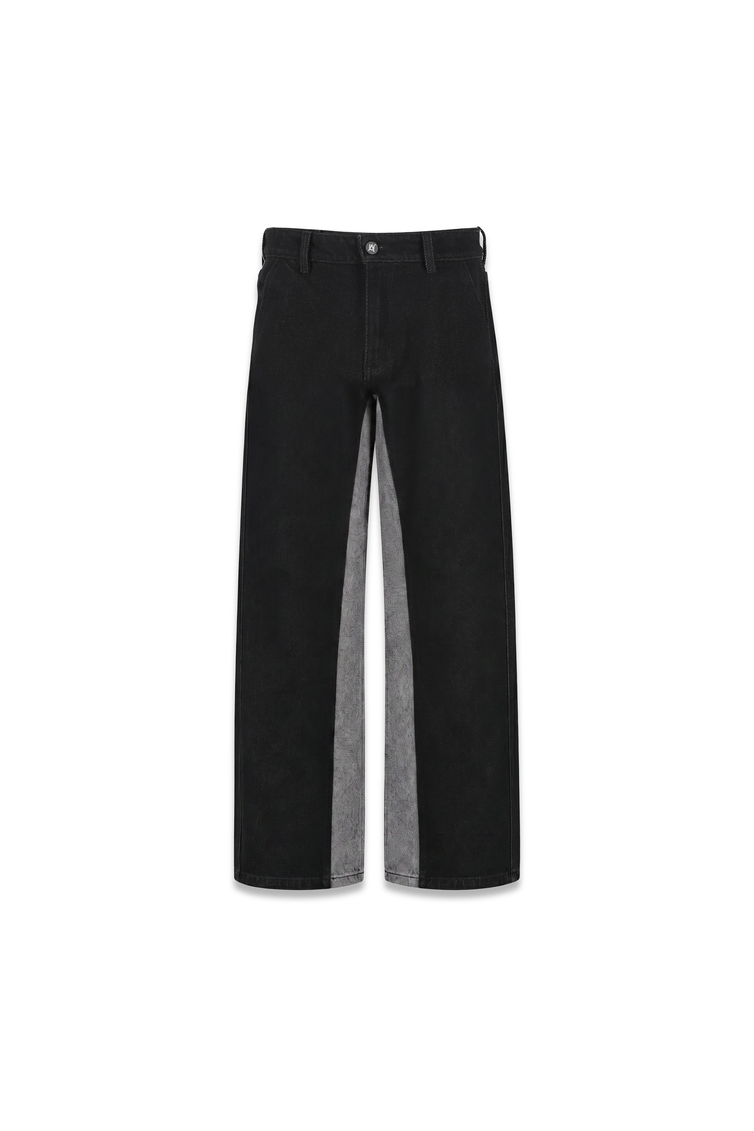 Black Gems Flared Jeans Negro — AURUM 79