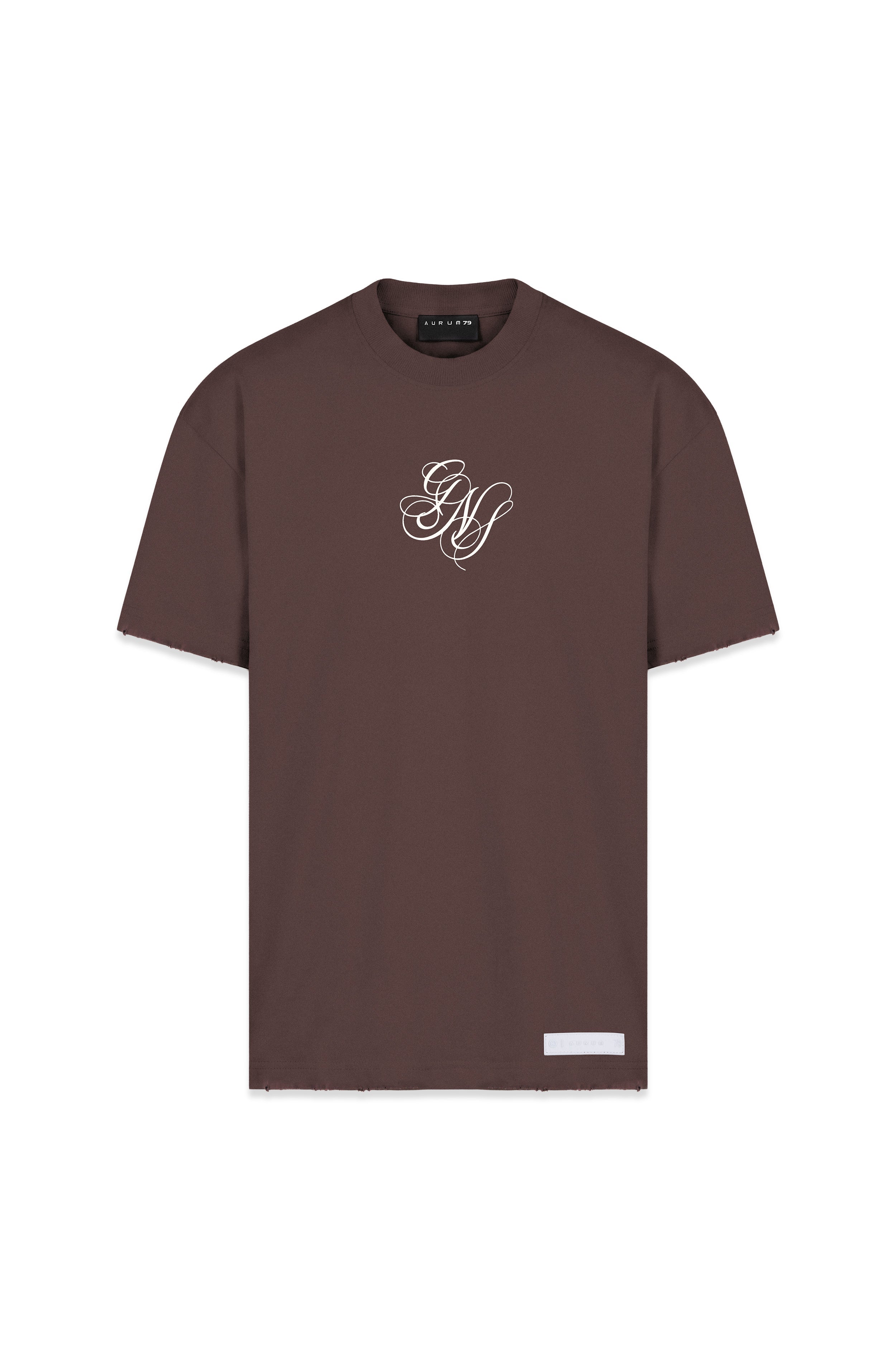 Coffee Gems Semi Oversized T-Shirt Café — AURUM 79