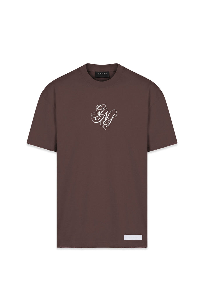 Coffee Gems Semi Oversized T-Shirt Café — AURUM 79