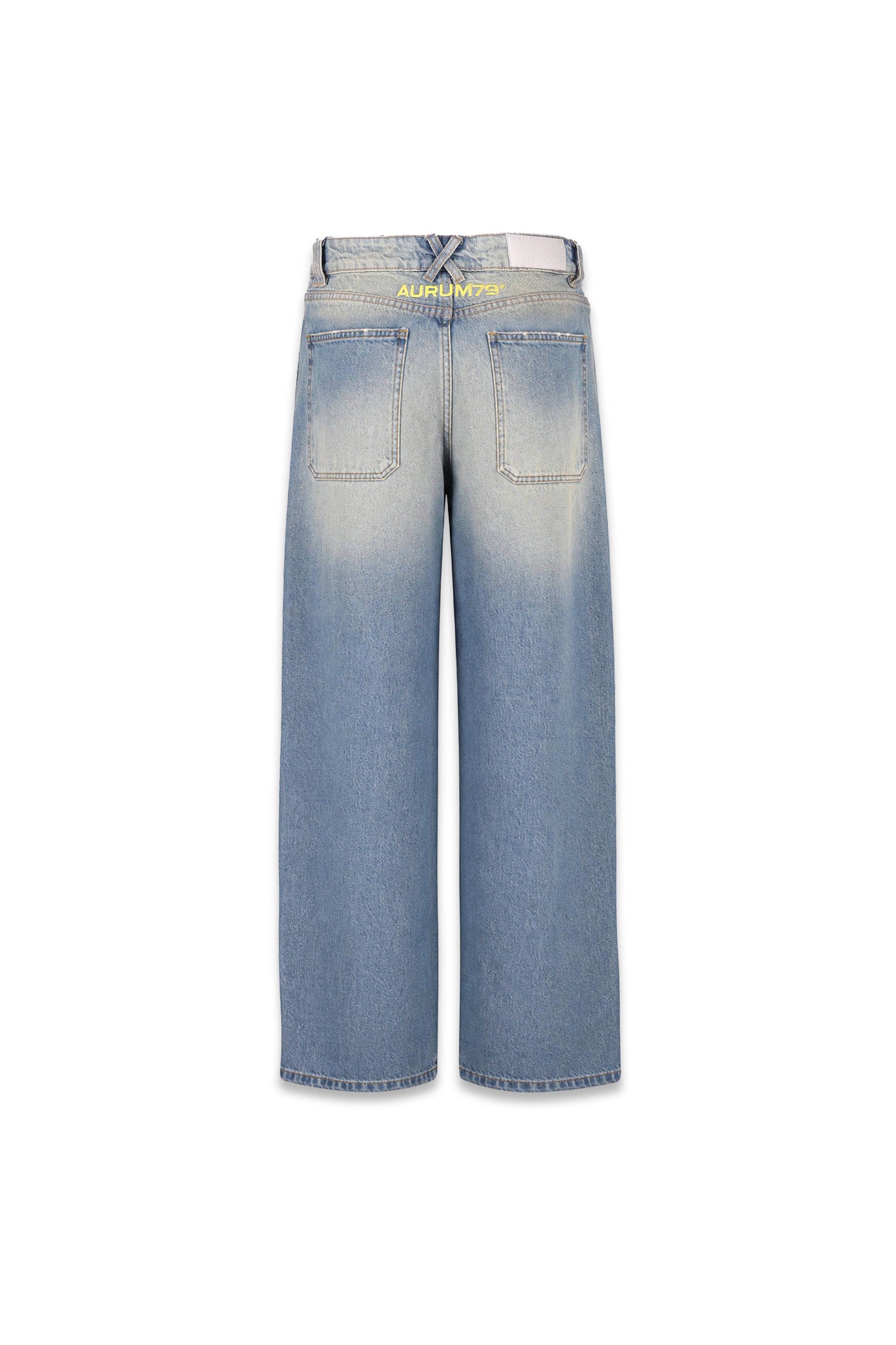 Dirty Shiny W Loose Fit Jeans Gris Dirty — AURUM 79
