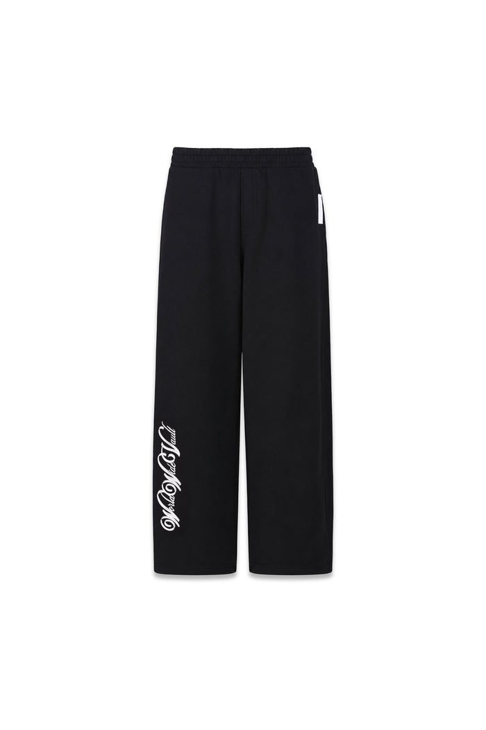 Flying Pigeons Loose Fit Fleece Negro — AURUM 79