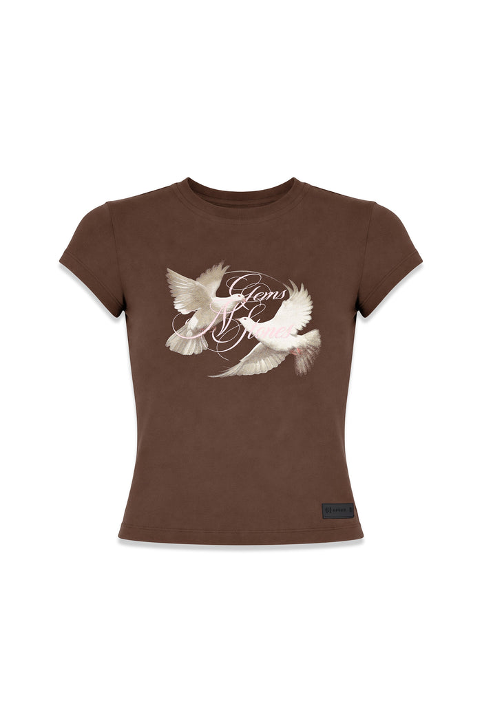 G&S Slim Baby Tee Café — AURUM 79
