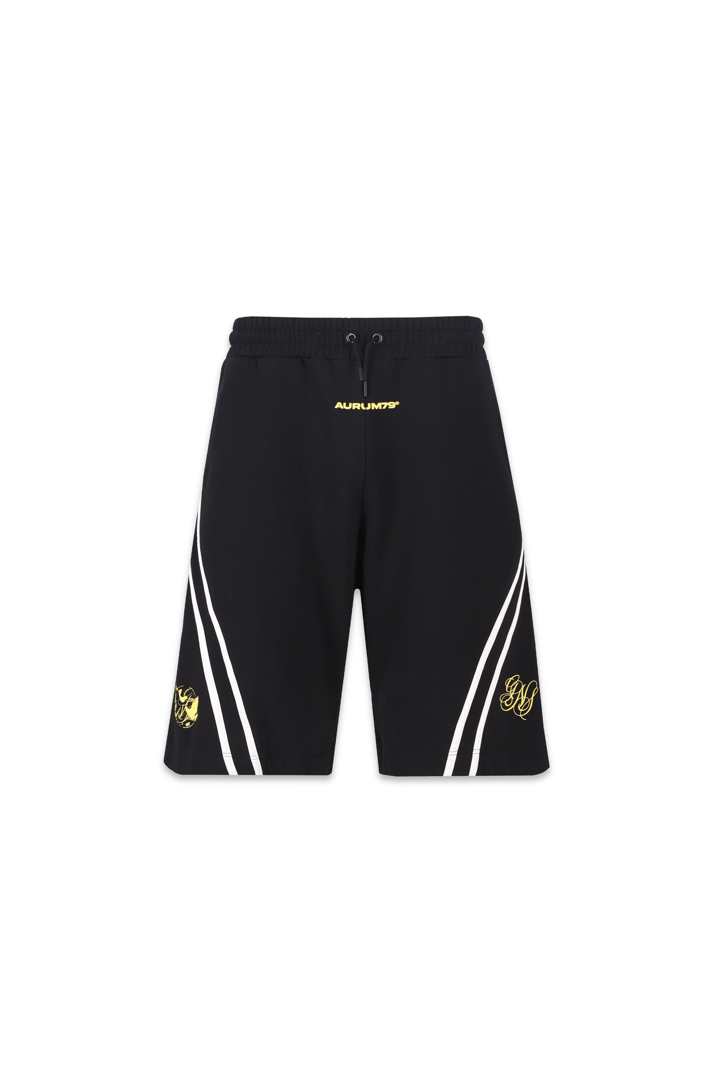 Gems Emblem Shorts Negro — AURUM 79