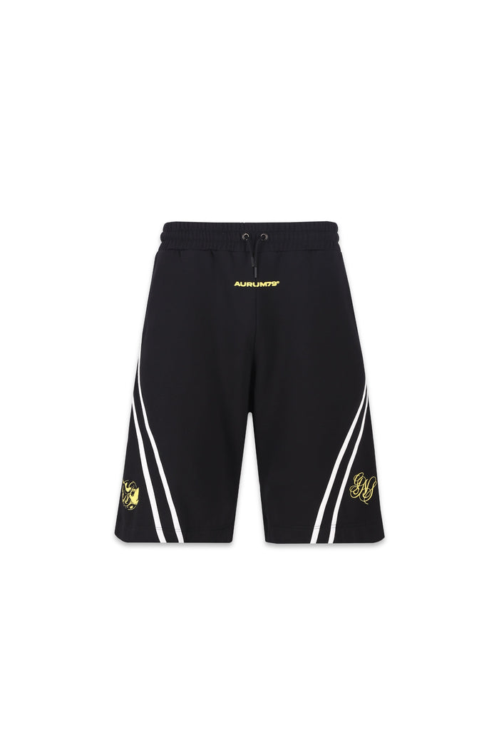 Gems Emblem Shorts Negro — AURUM 79