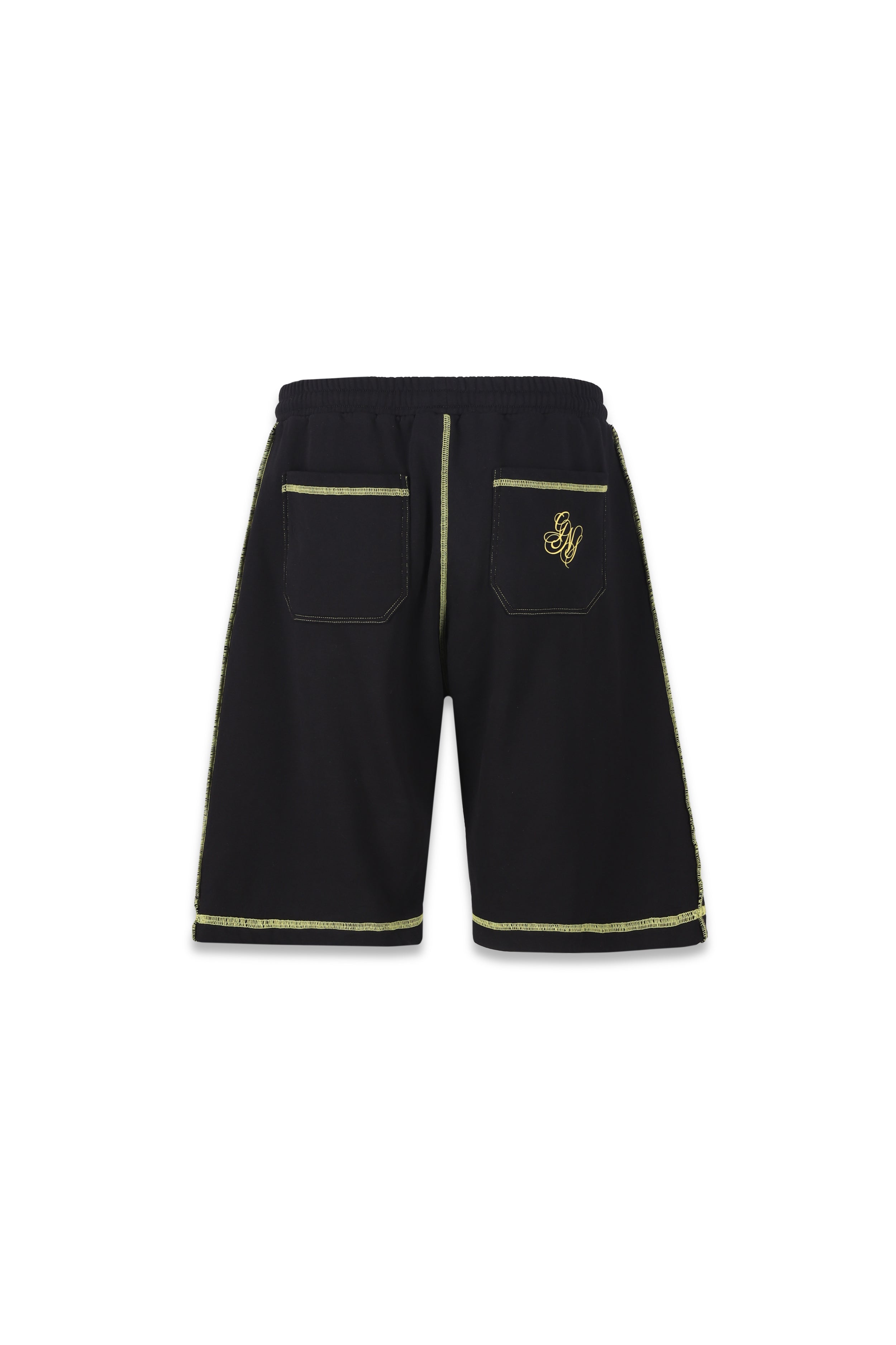 Gems Seams Loose Fit Shorts Negro — AURUM 79