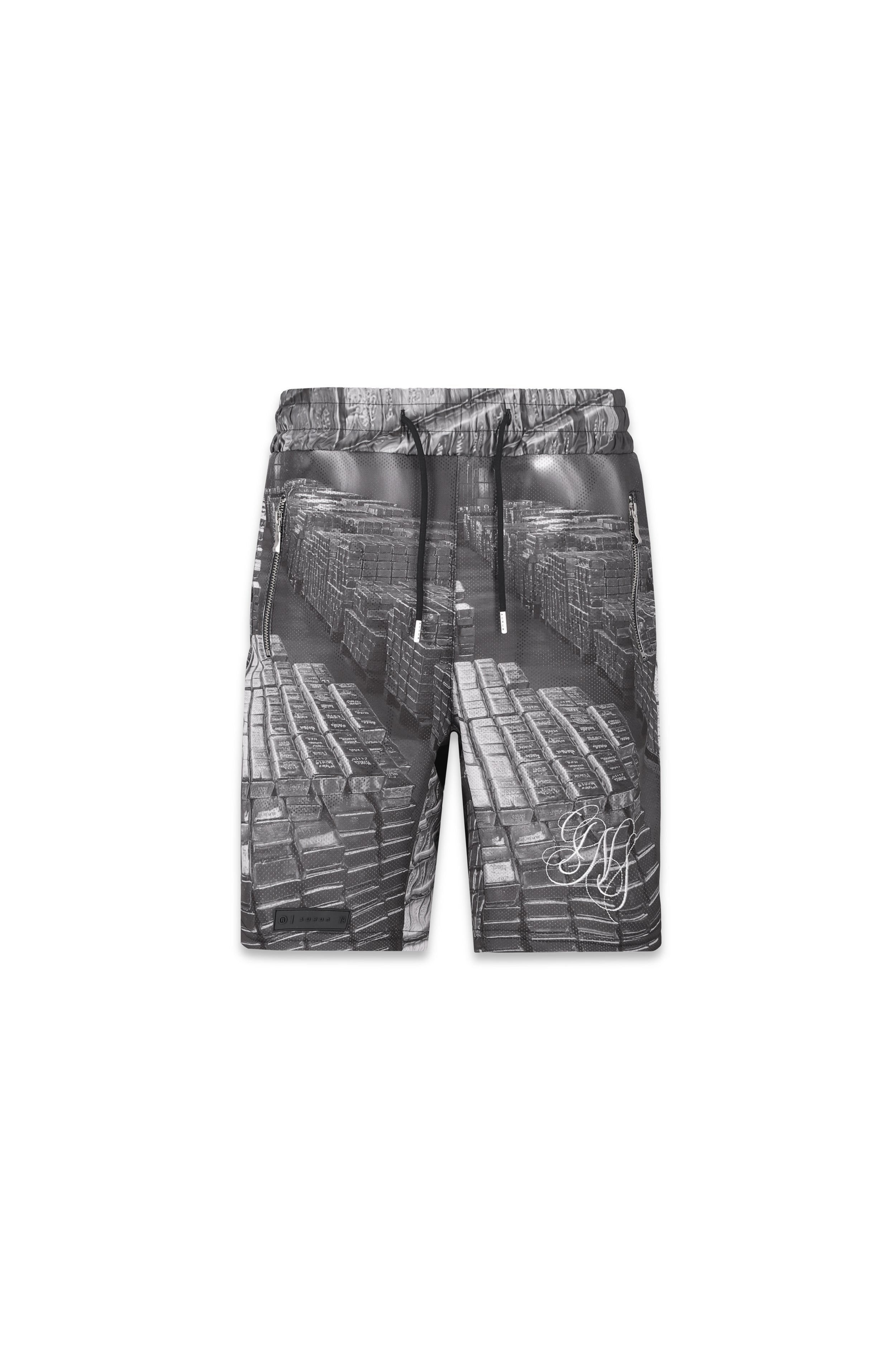 Gold Vault Shorts Negro — AURUM 79