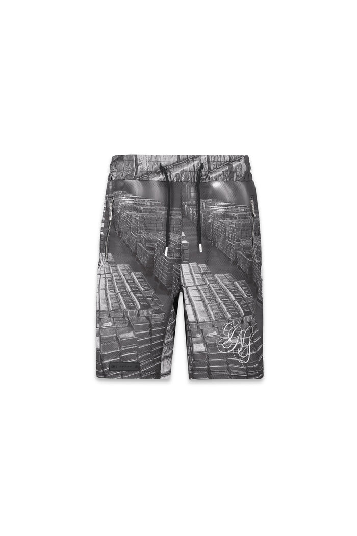 Gold Vault Shorts Negro — AURUM 79