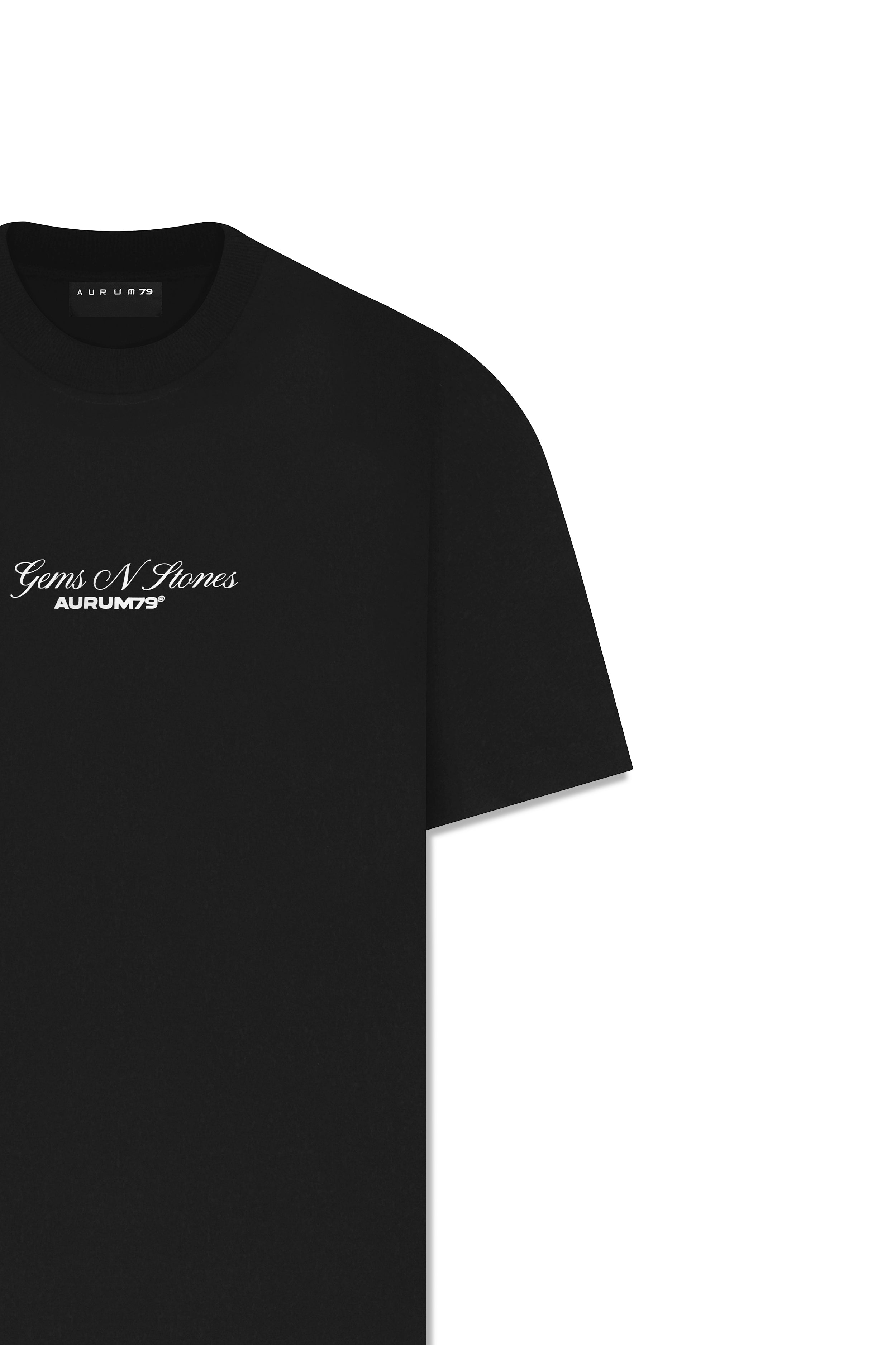 Grillz Teeth Oversized T-Shirt Negro — AURUM 79