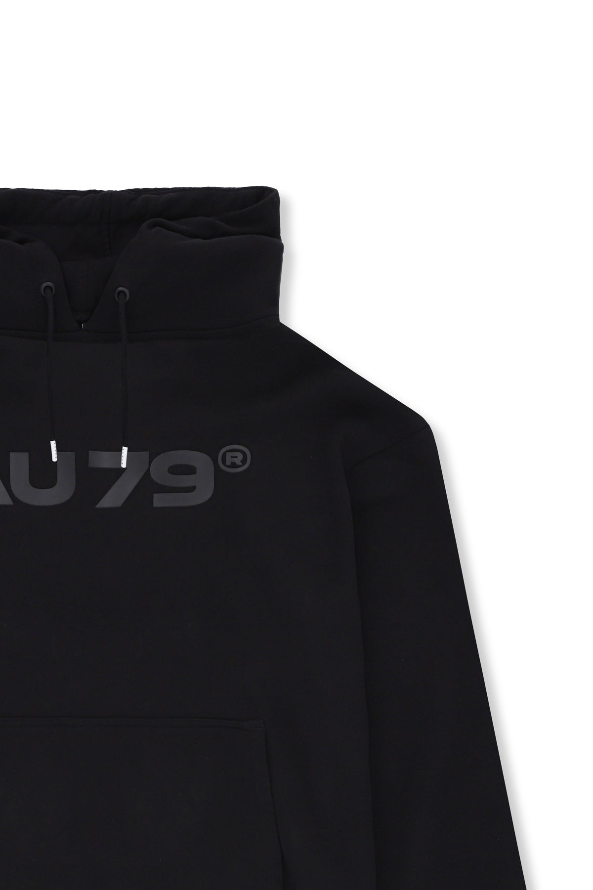 Hoodie Boxy Fit Timeless Negro — AURUM 79