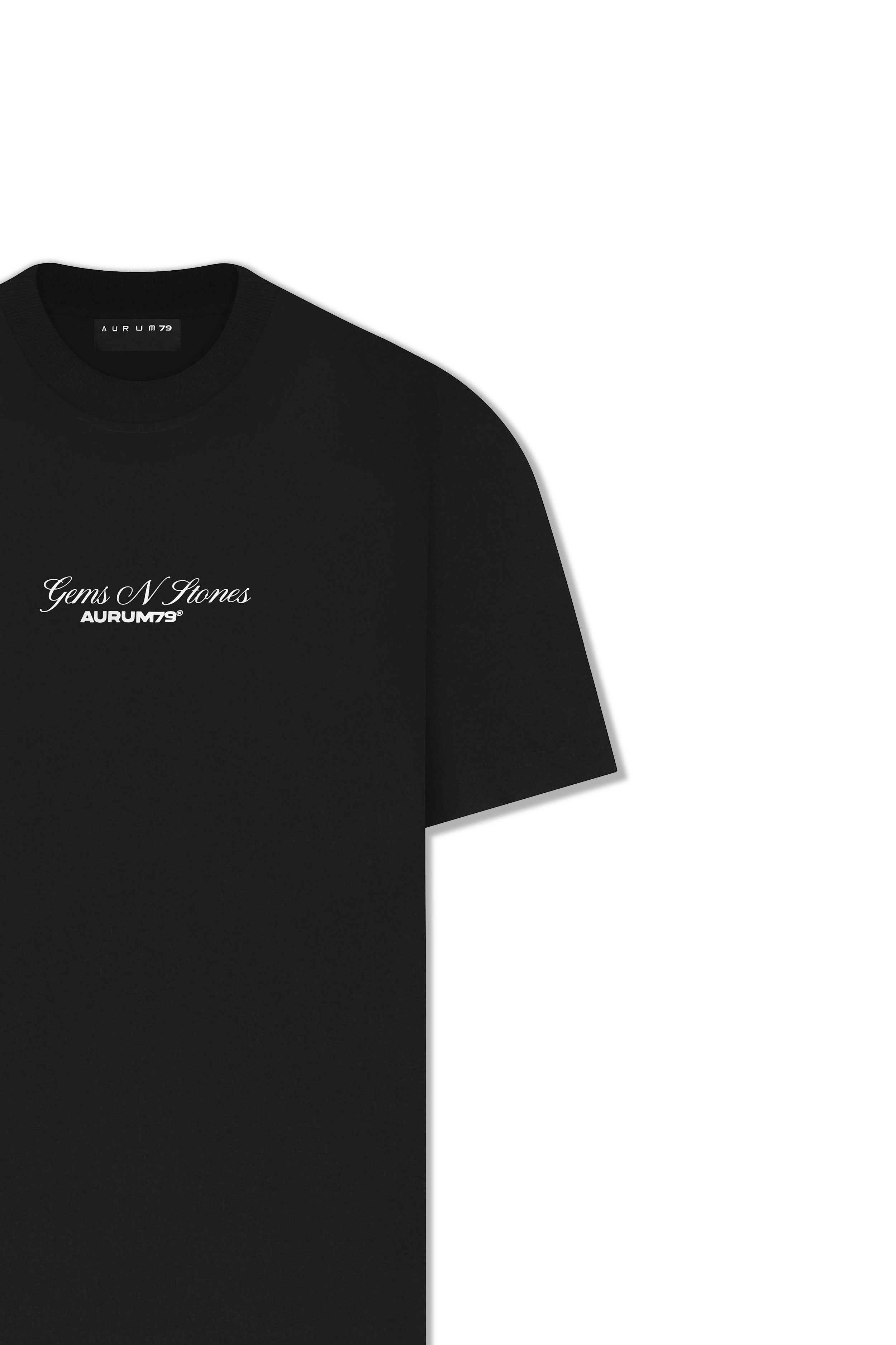 Ingot Oversized T-Shirt Negro — AURUM 79