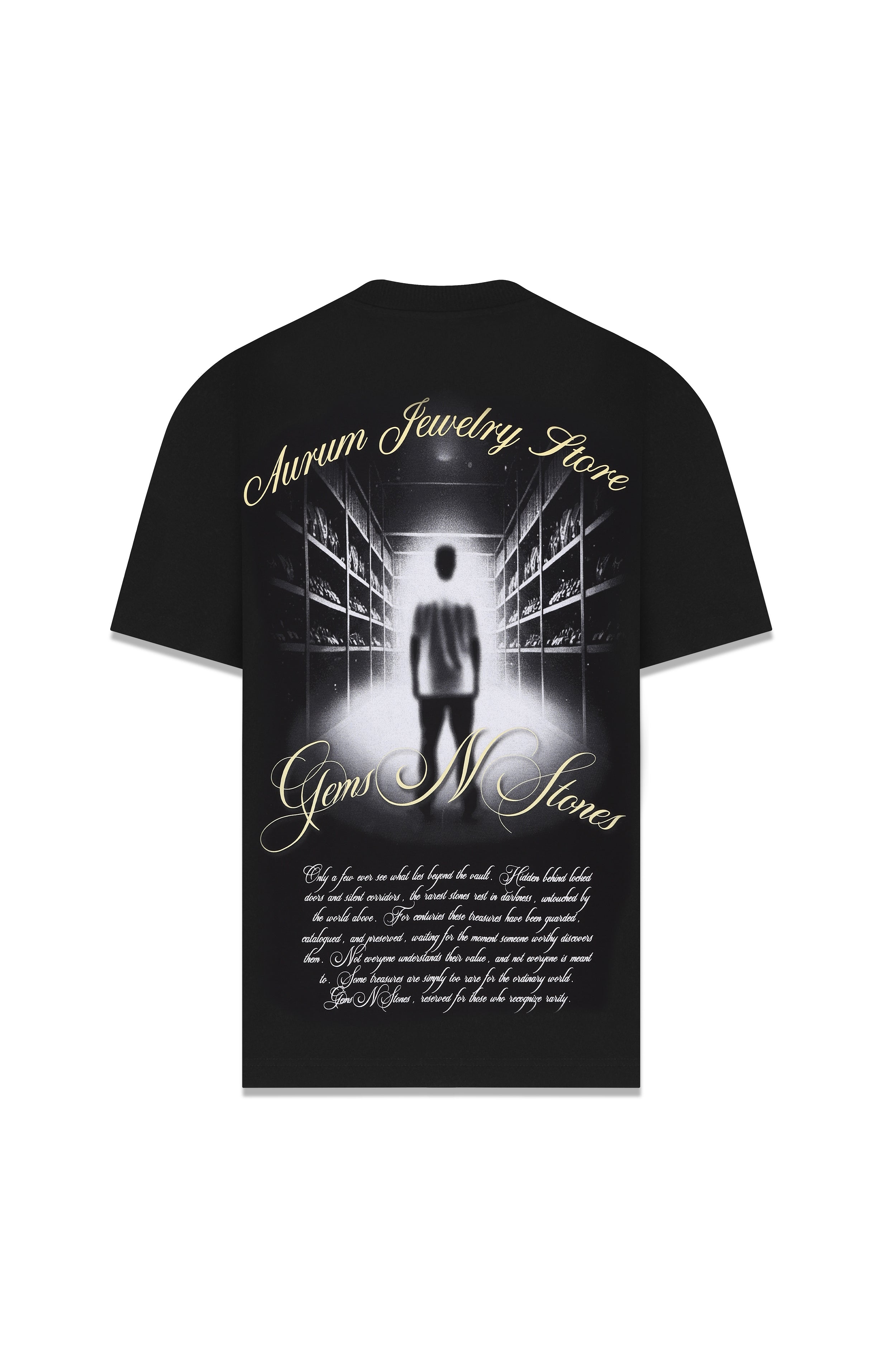 Jewerly Oversized T-Shirt Negro — AURUM 79