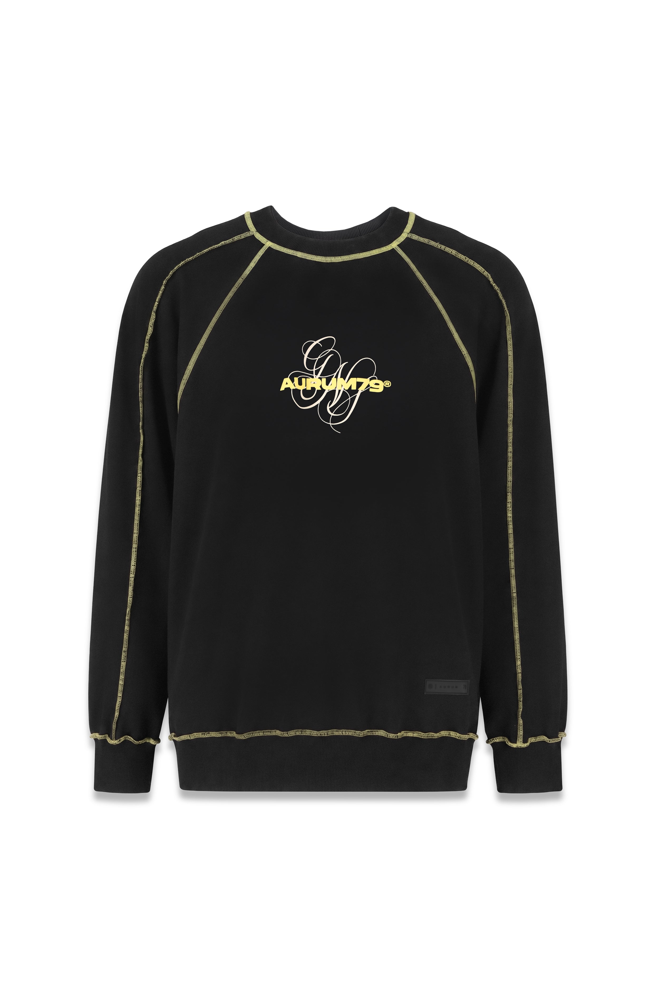 Pigeons Seams Oversized Sweater Negro — AURUM 79
