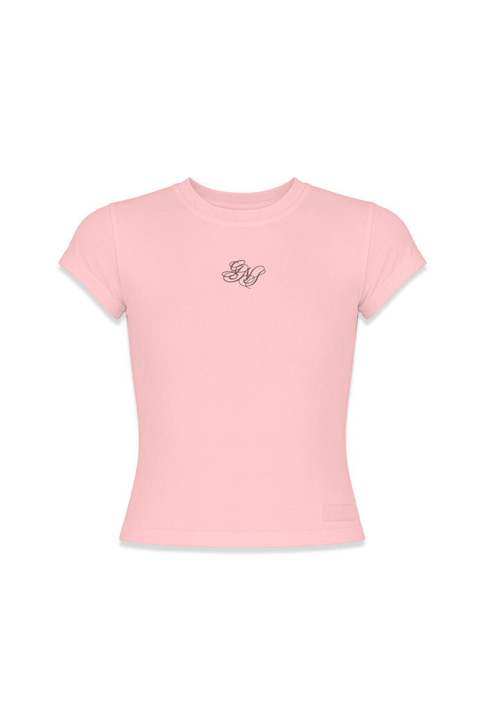 Pink G&S Slim Baby Tee Rosa — AURUM 79