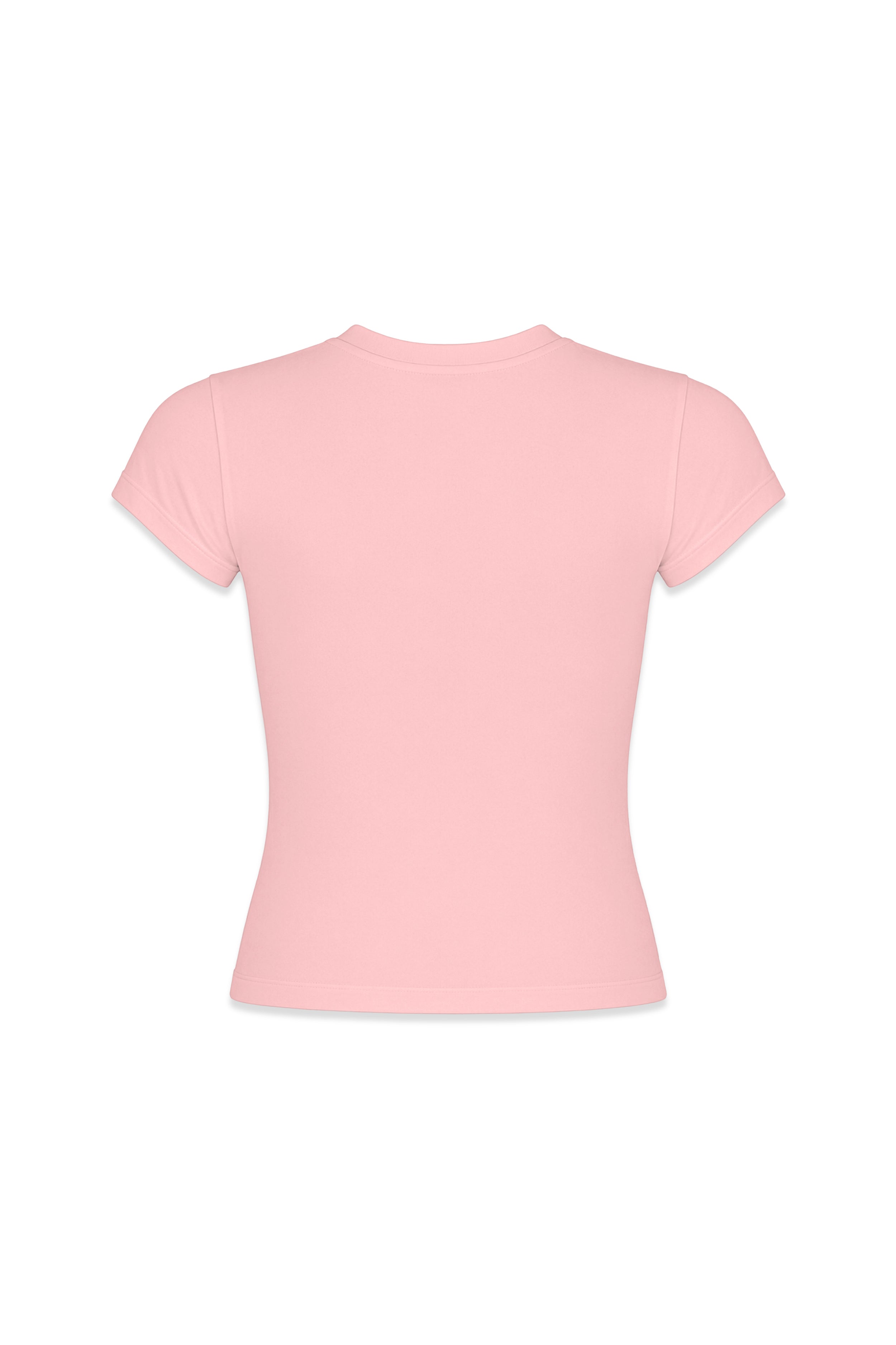 Pink G&S Slim Baby Tee Rosa — AURUM 79