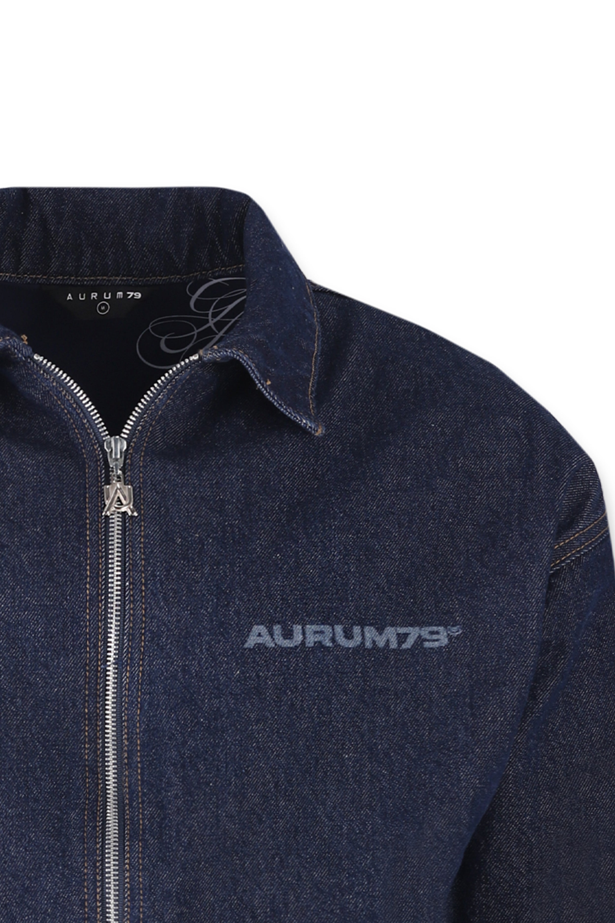 Raw Denim Jacket Azul — AURUM 79