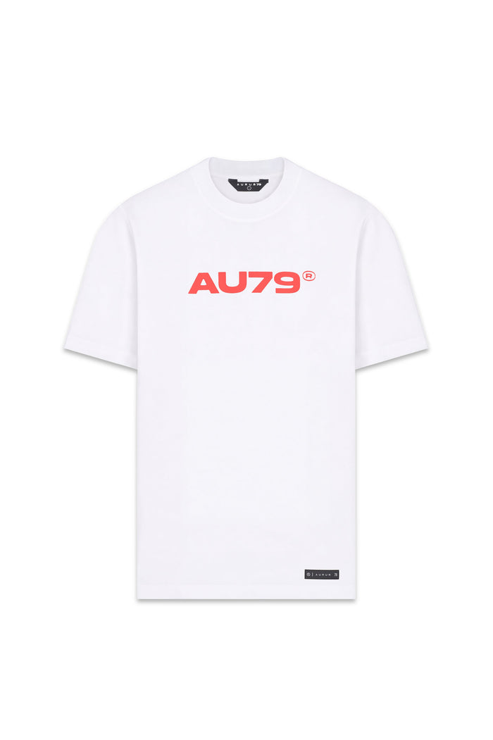 Red Line Oversized T-Shirt Marfil — AURUM 79
